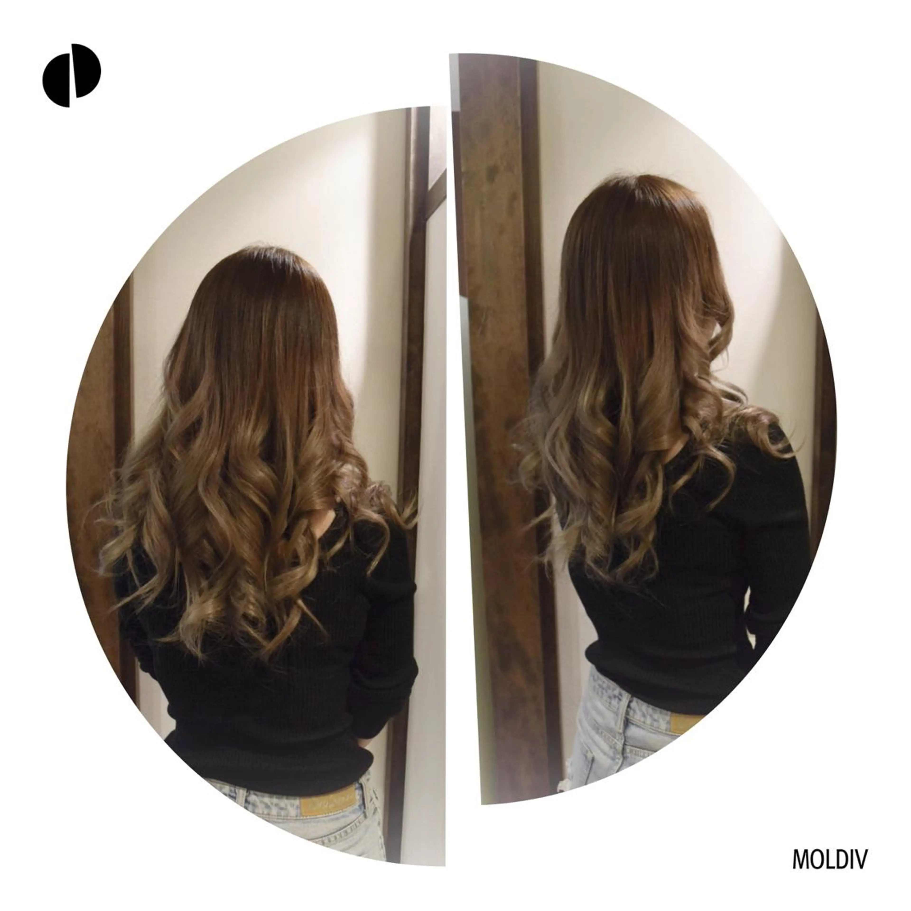 ロング カラー グラデーションカラー グレージュ ✨縮毛矯正✨髪質改善 ナカシマ ユミのヘアスタイル