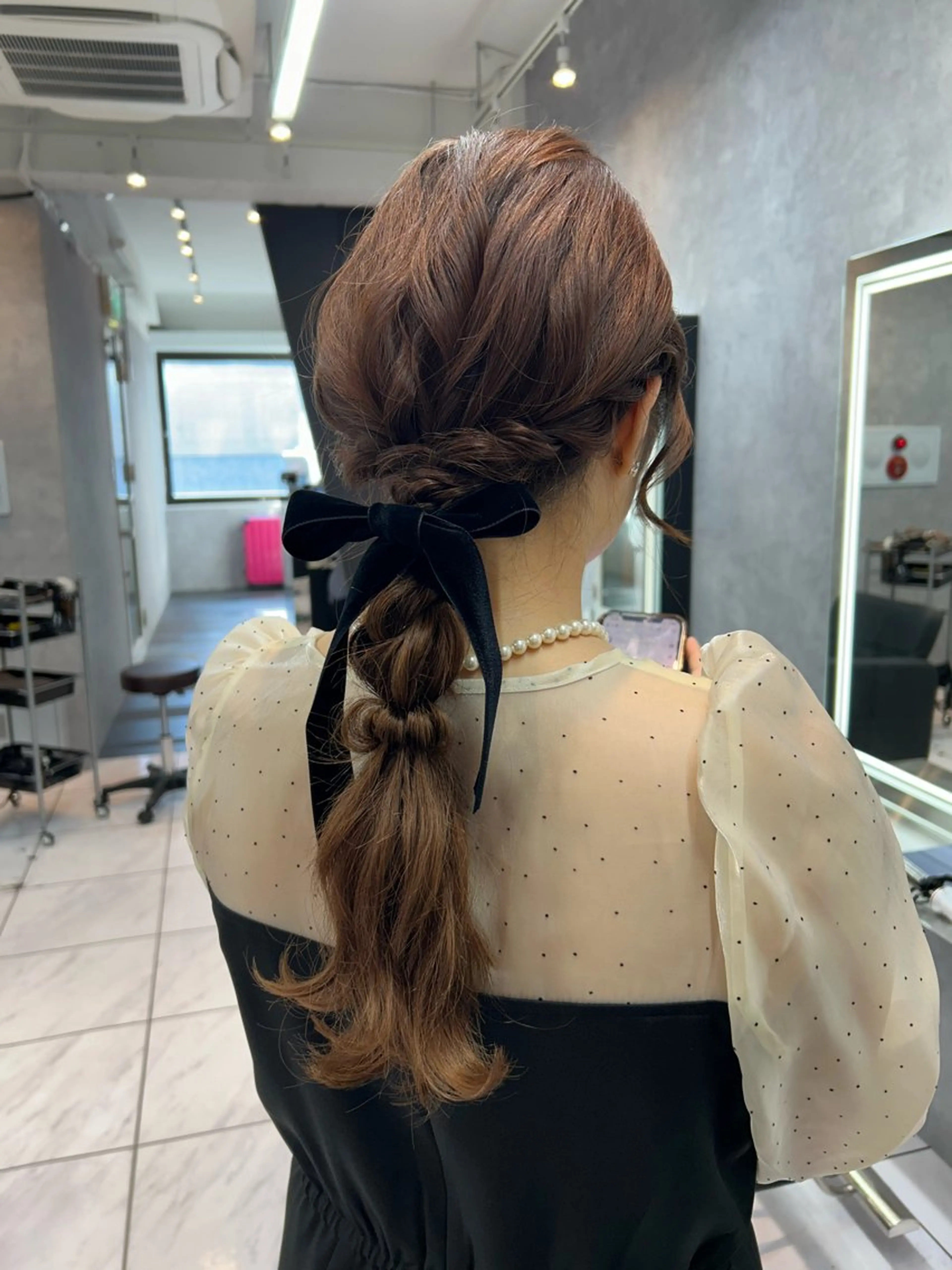ロング ヘアセット _WHITE 天神店 YUMEKA🐻のヘアスタイル