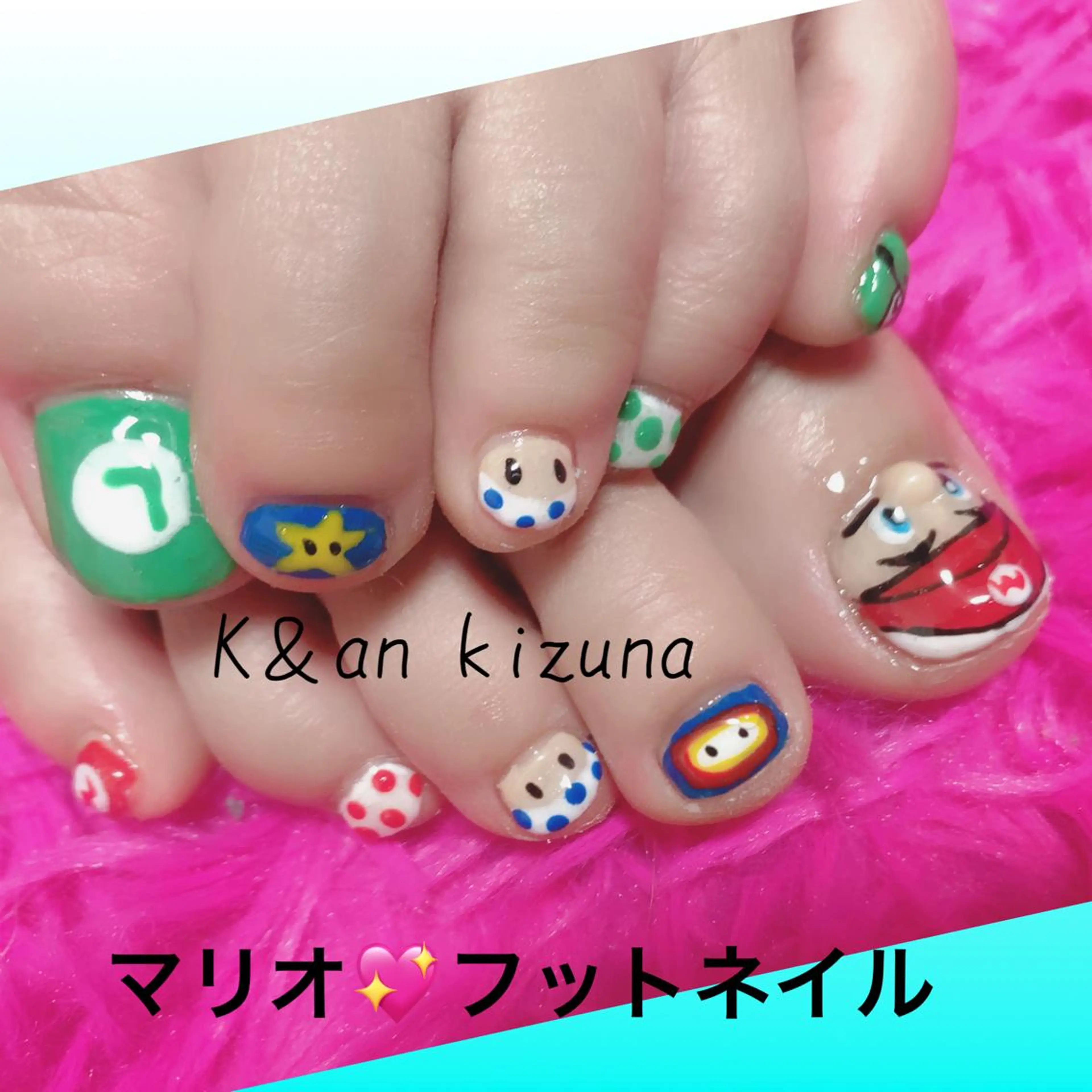 ネイル フットネイル フットネイル K&An kizunaのマツエク・マツパデザイン