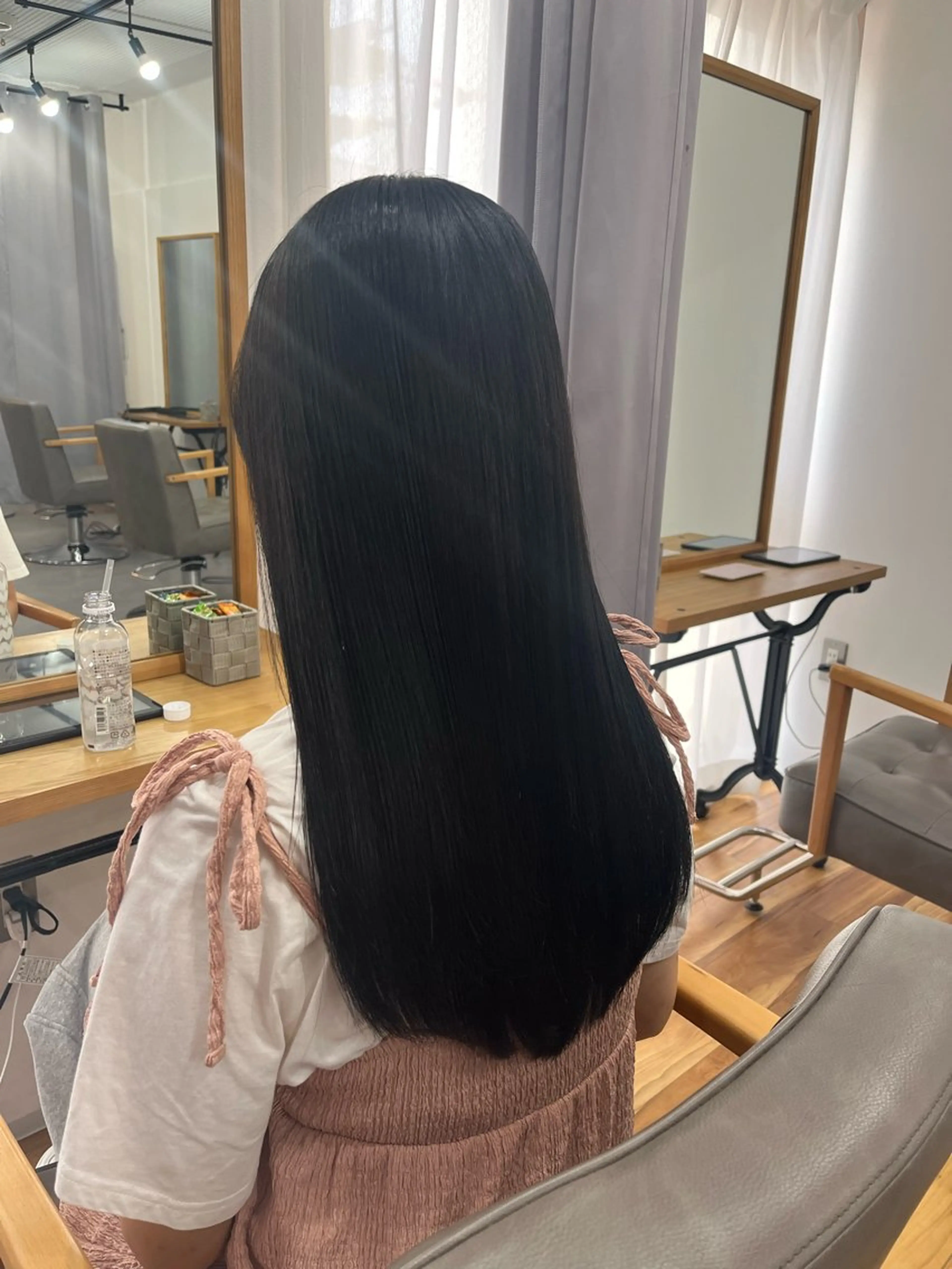 セミロング ヘアカラー トリートメント アスカ 🌟のヘアスタイル