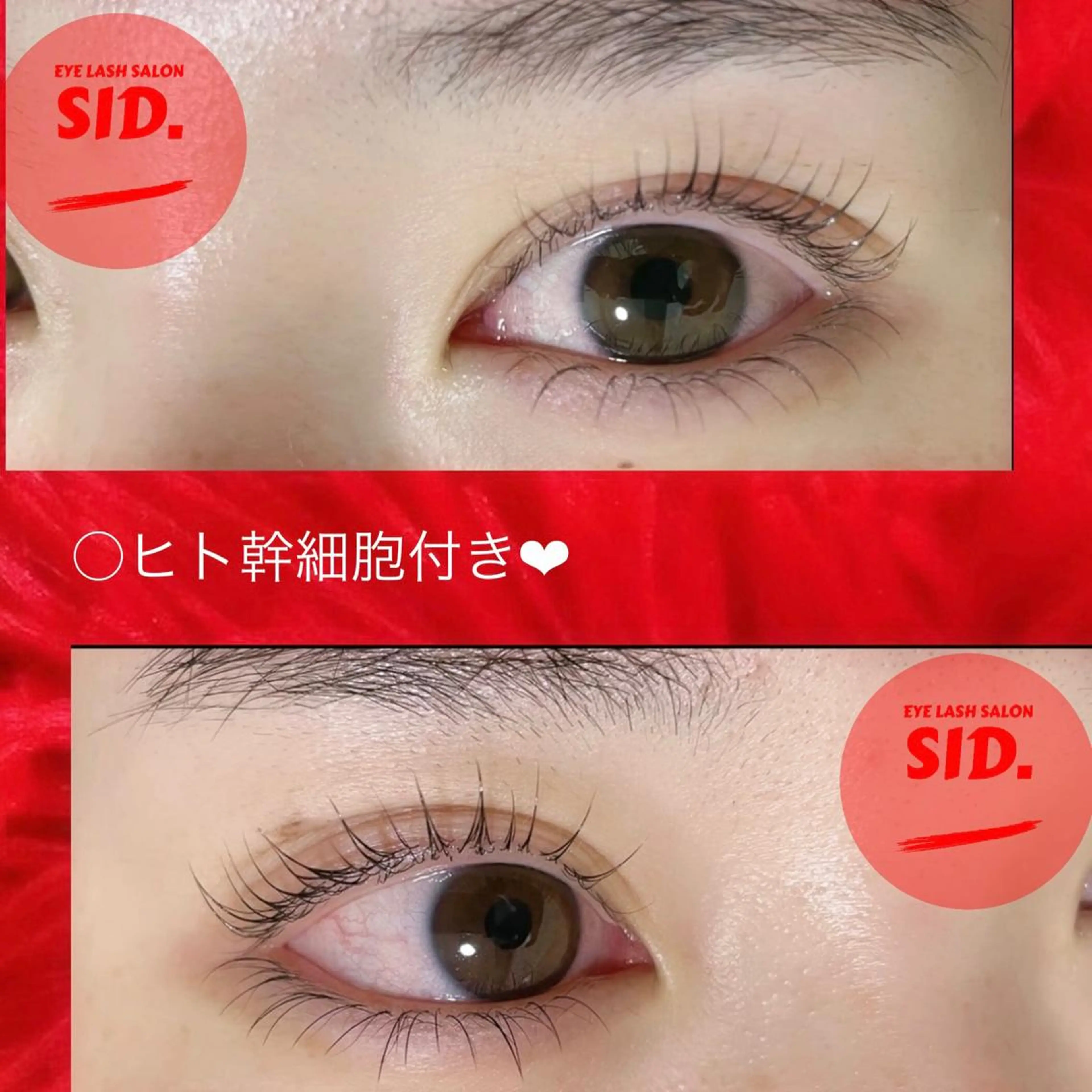 マツエク・マツパ マツパ eye lash salon SIDのマツエク・マツパデザイン