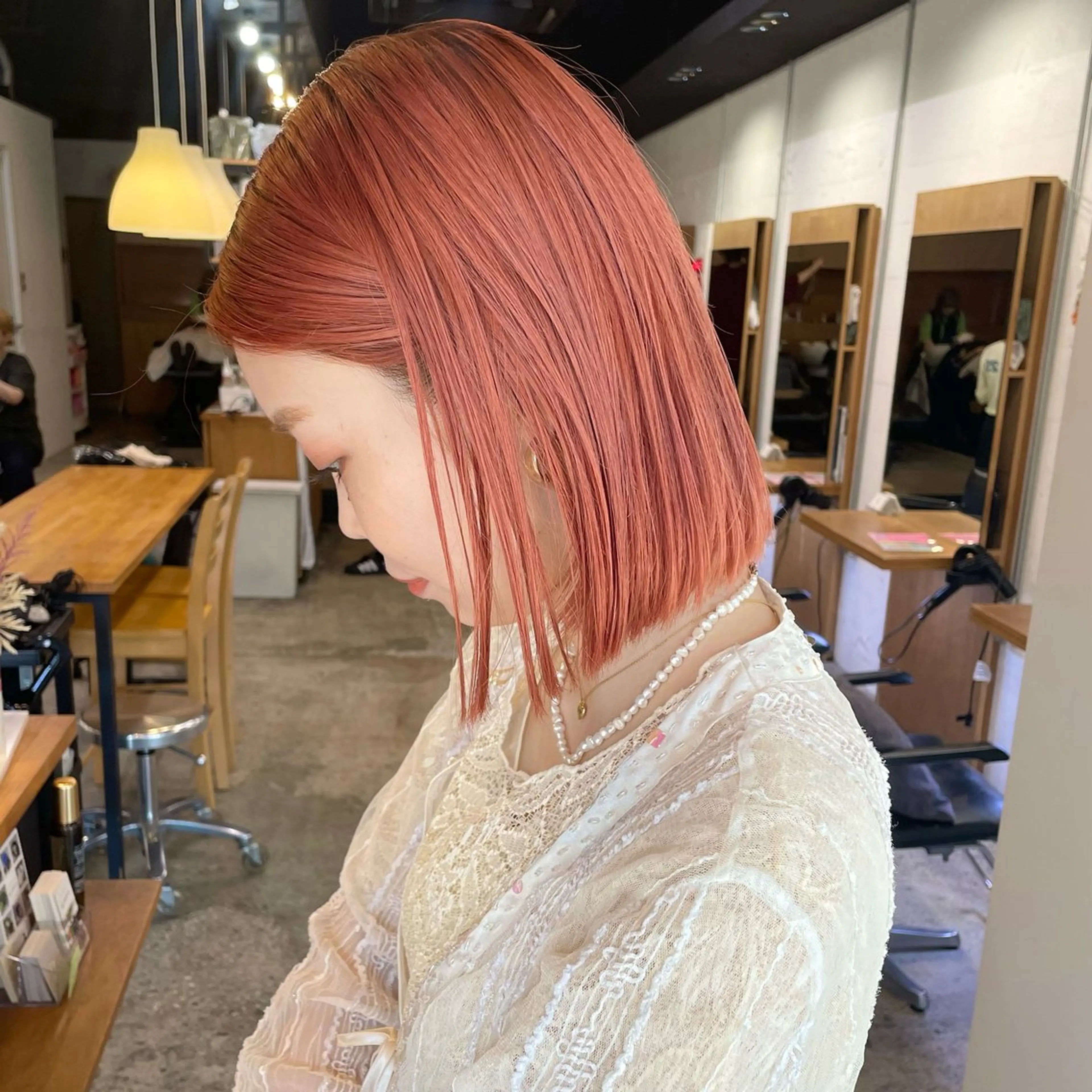 ショート カラー カット ヘアカラー トリートメント 🌿ボブ・レイヤー 🌿　木梨健太のヘアスタイル