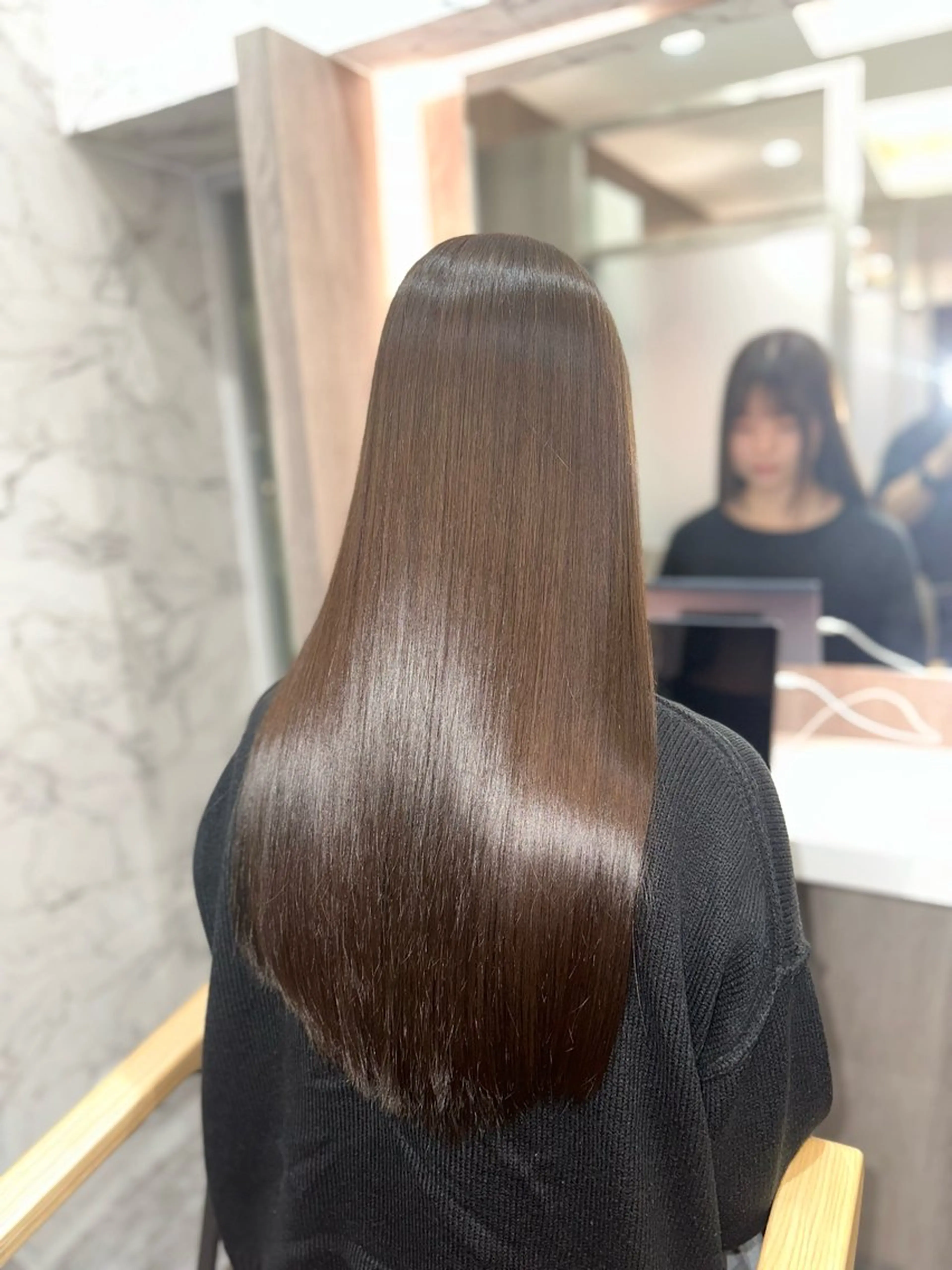 ロング カラー パーマ カット ヘアカラー トリートメント 【髪質改善特化】 tamのヘアスタイル