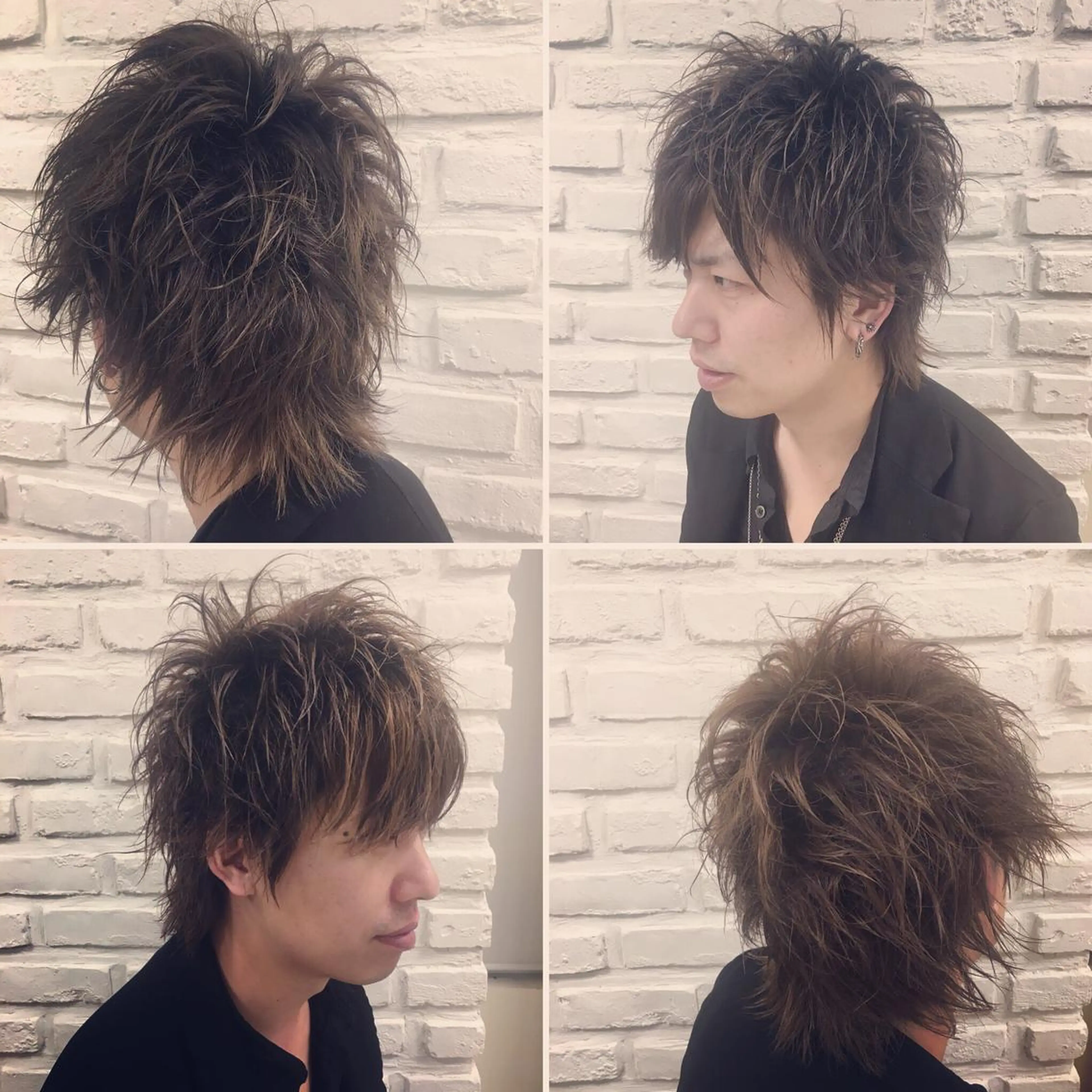 ショート メンズ メンズウルフカット ウルフカット カット K kasumiのヘアスタイル