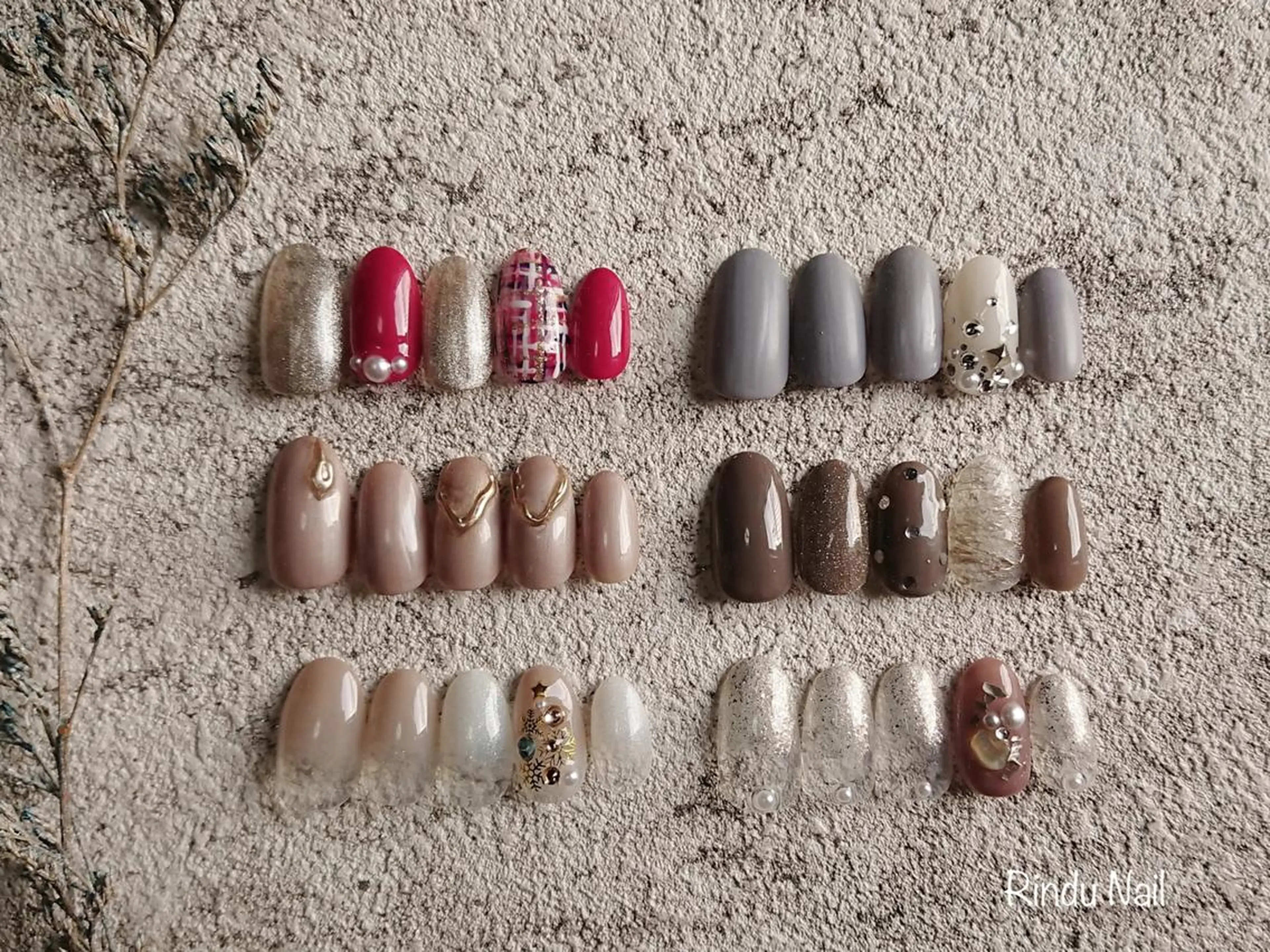 ネイル ハンドネイル Rindu Nail 名駅miniのネイルデザイン