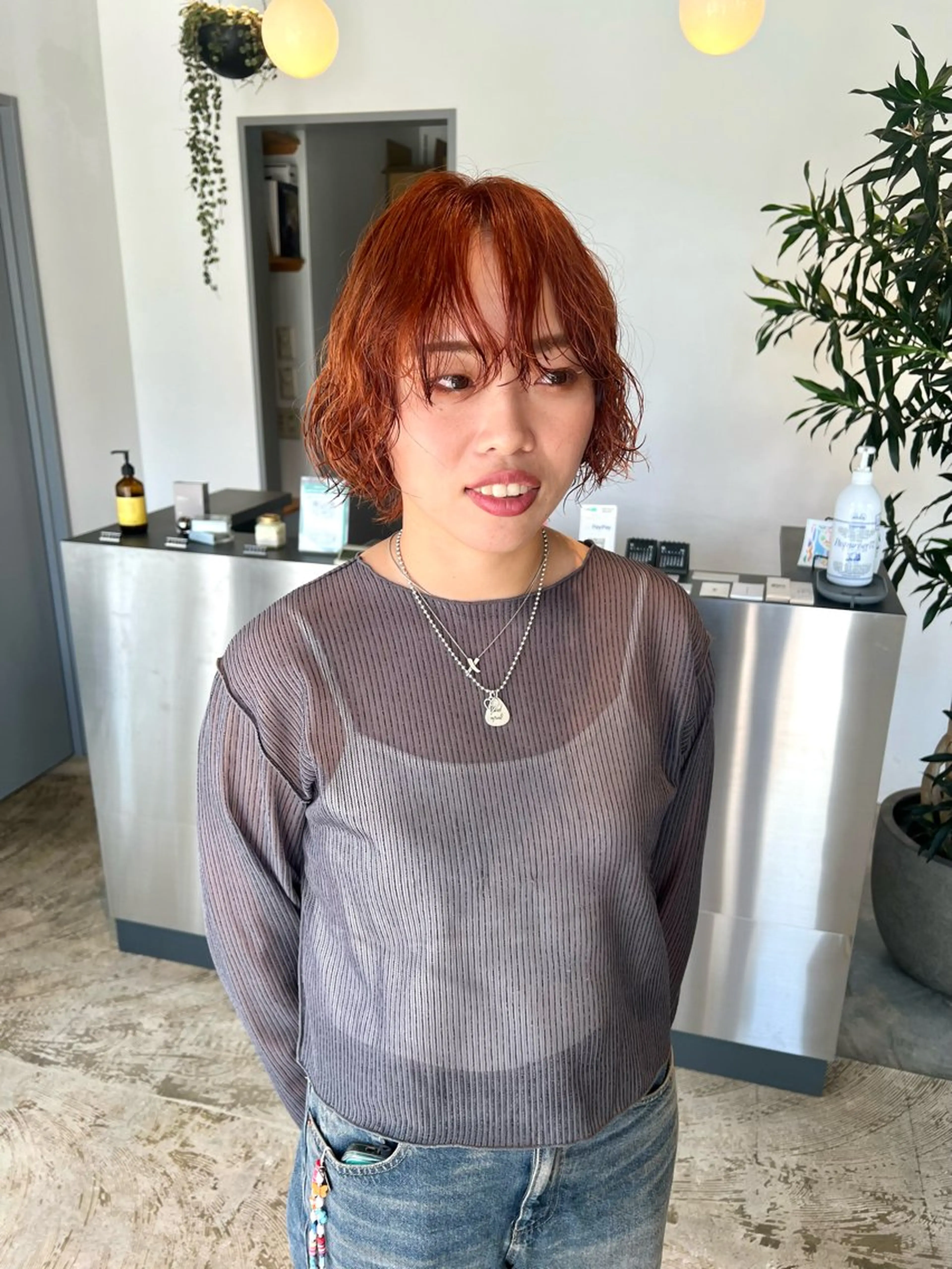 ショート パーマ piilo. かわい  なつみのヘアスタイル