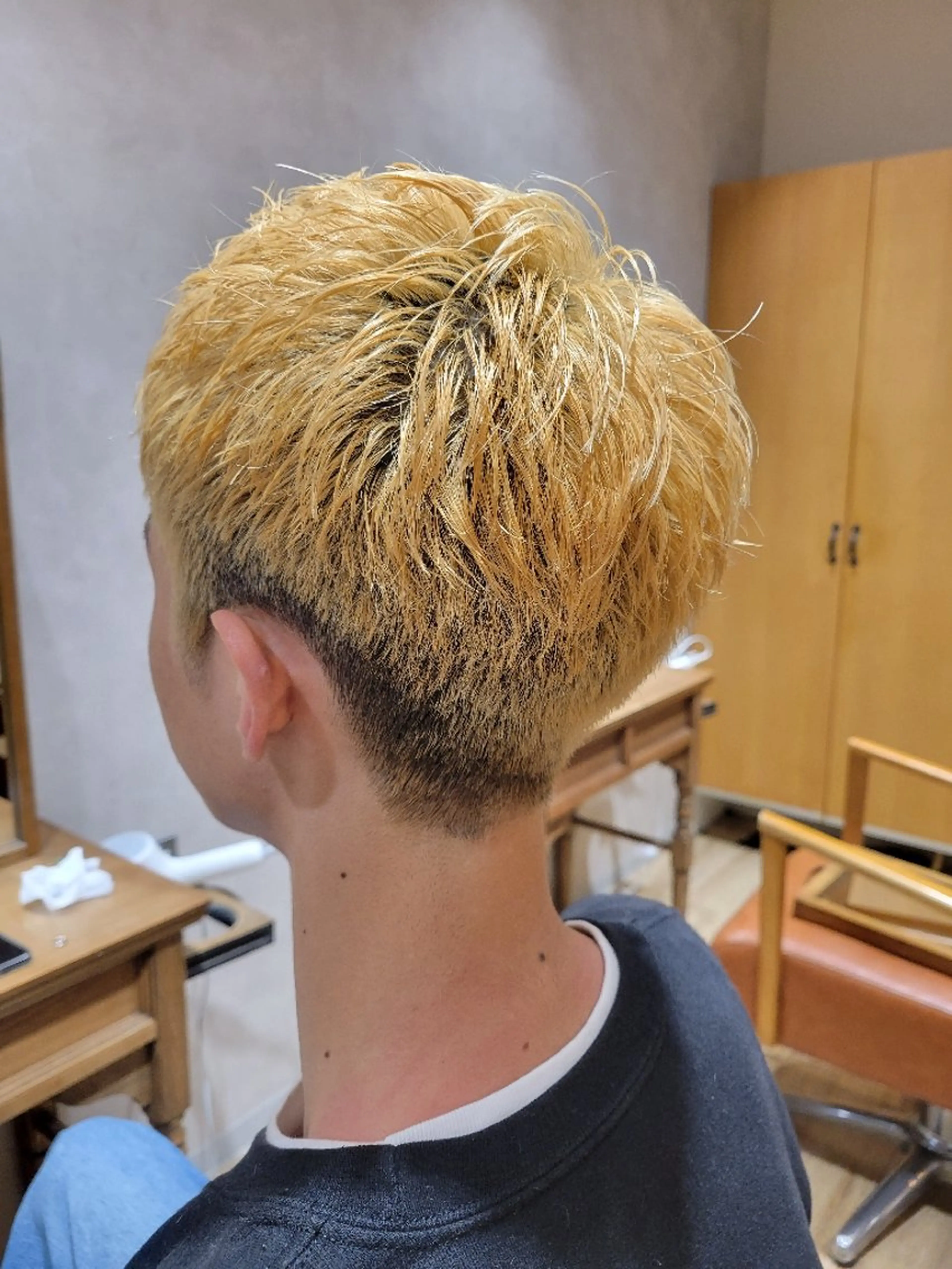 メンズ 安永 結菜のヘアスタイル
