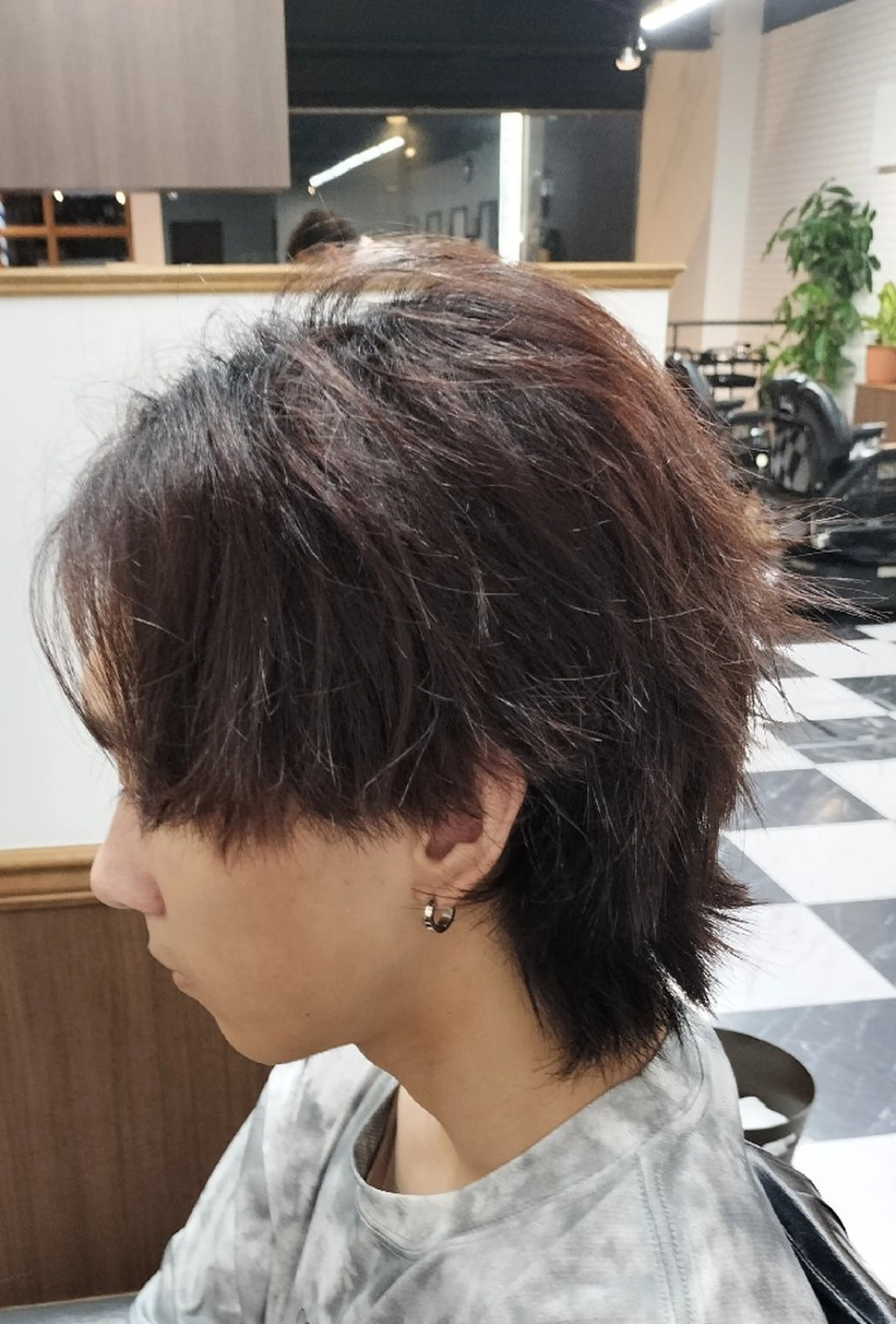 ミディアム ウルフカット MORIGEN fellowship REGU所属・ささい てるゆきのヘアスタイル