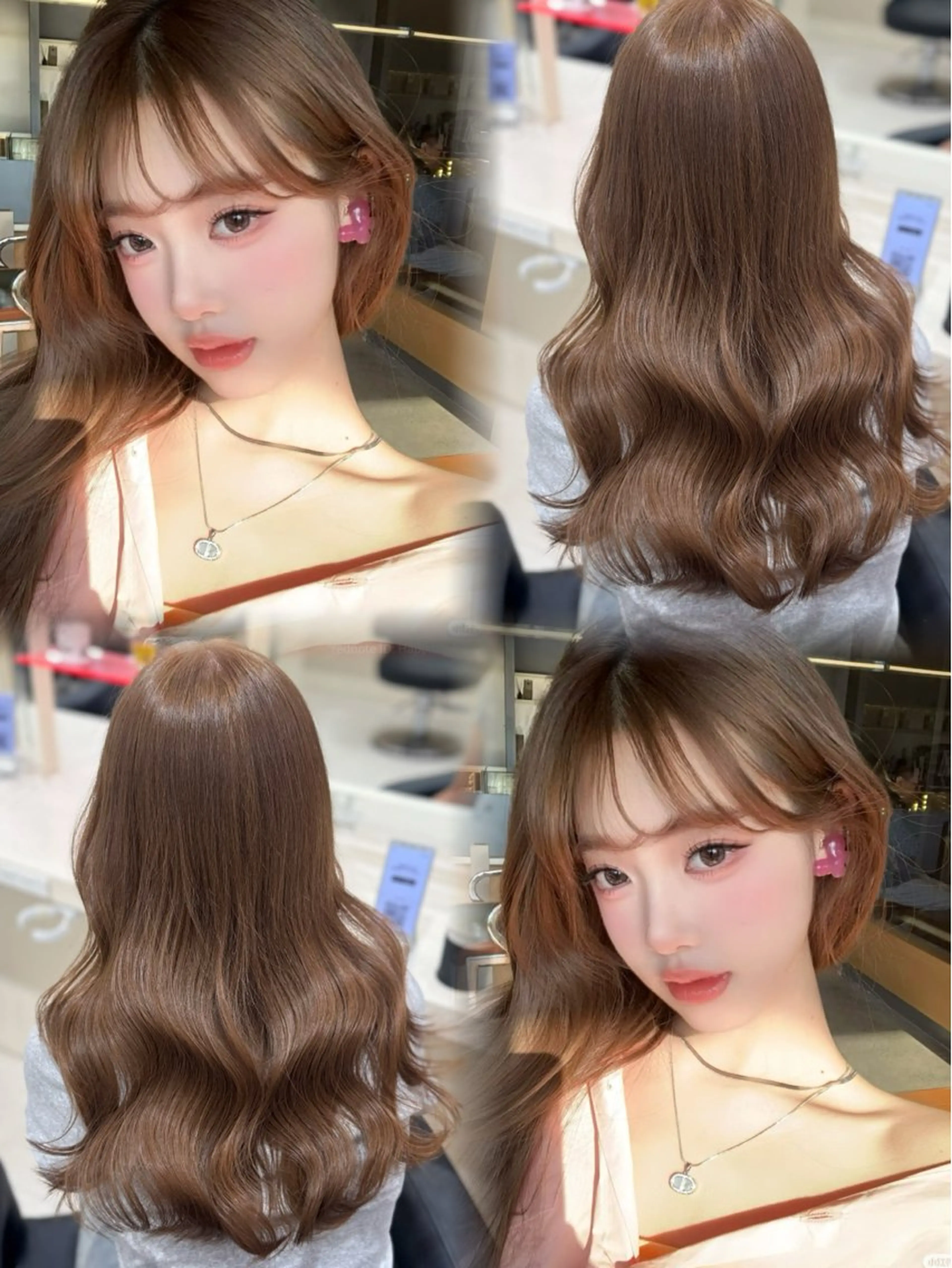 ロング カラー カット ヘアカラー 🤍韓国大人っぽ ベージュMAI🤍のヘアスタイル