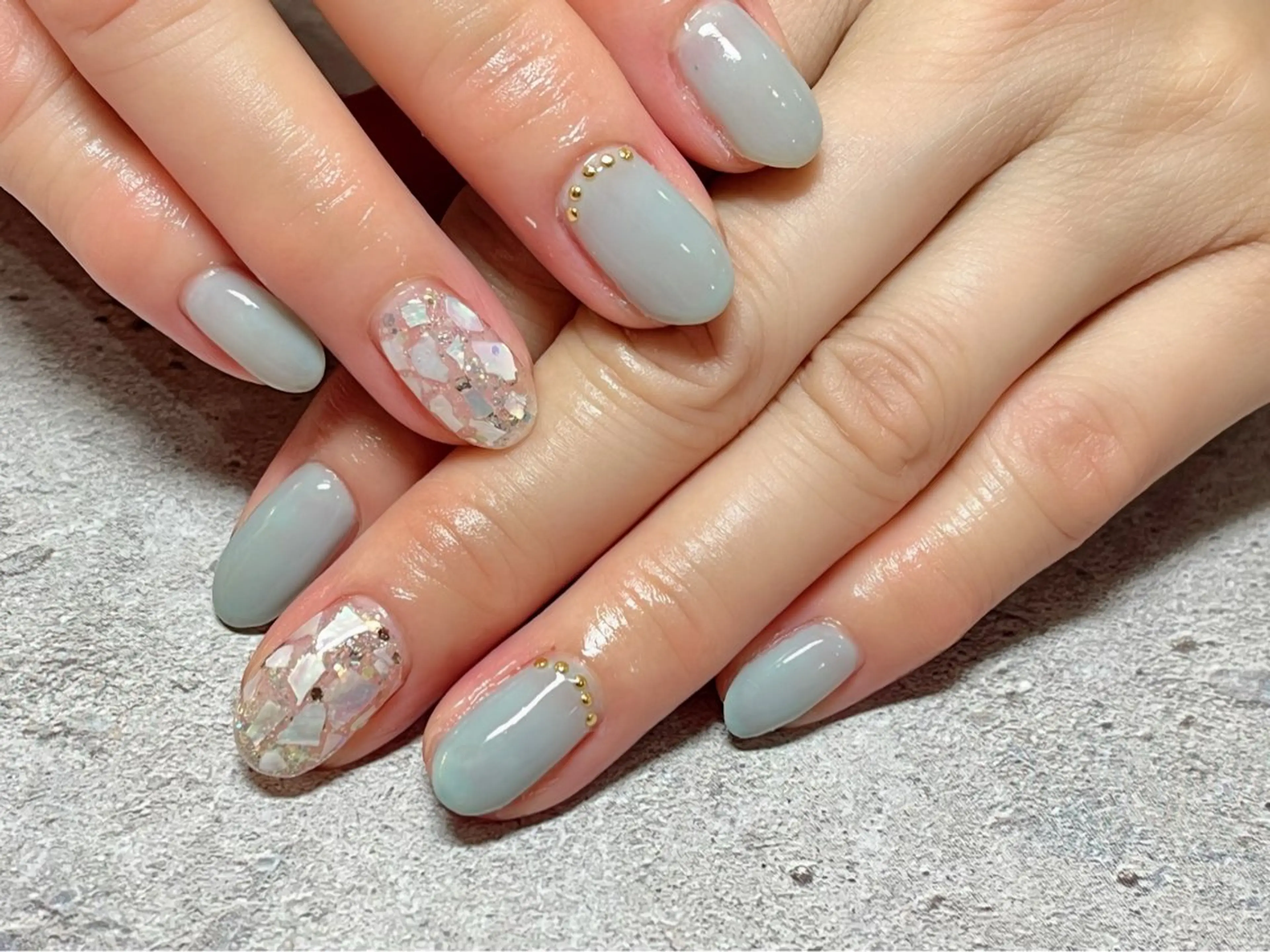 ネイル シンプルネイル 夏ネイル sincerely Nail&eyeのマツエク・マツパデザイン