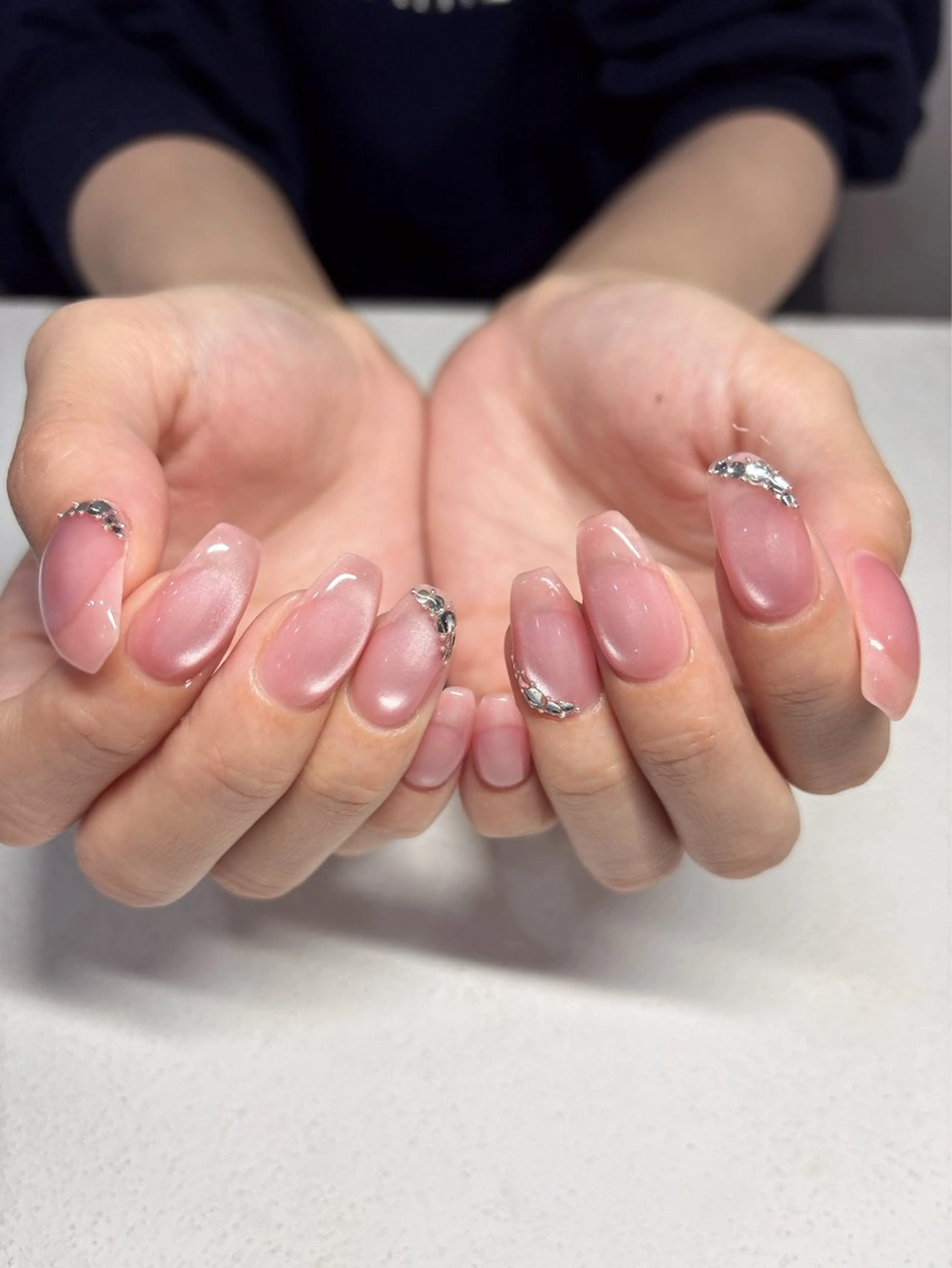 ネイル 持ち込み シンプルネイル ☁️Himmel☁️ SARA💛のネイルデザイン