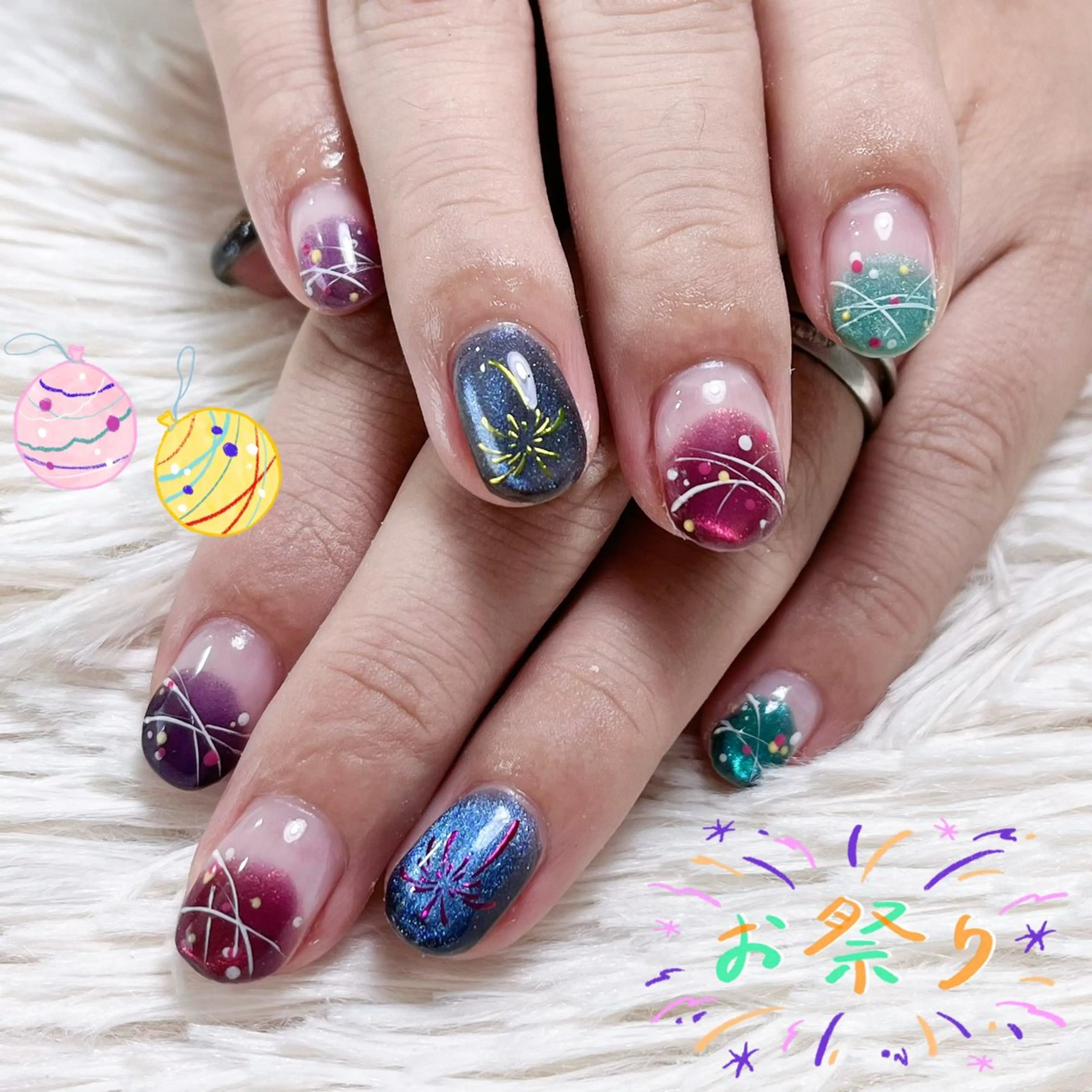 ネイル ハンドネイル Twinkle Nail Kuboのネイルデザイン