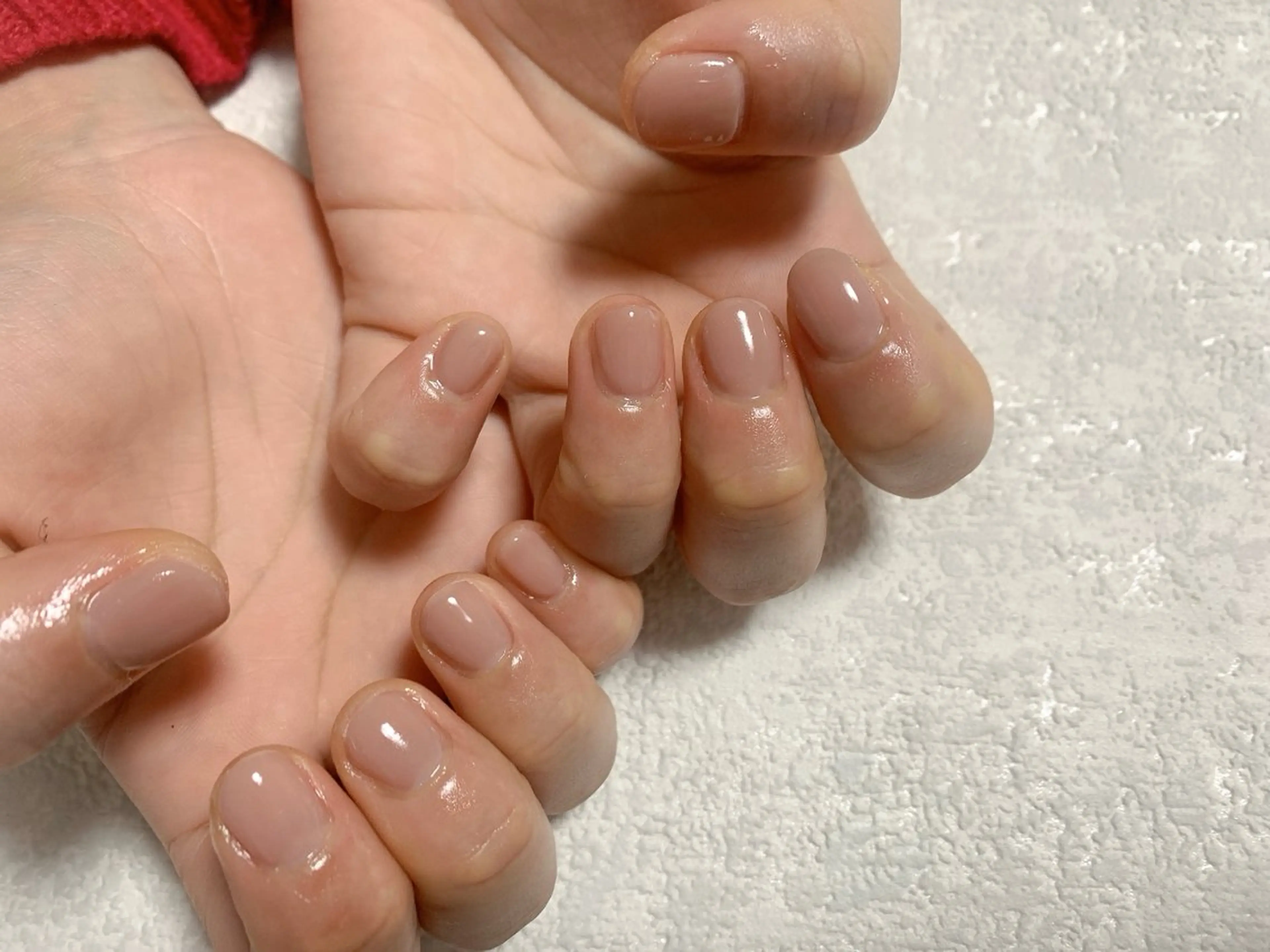 ネイル ジェルネイル 韓国ネイル メンズネイル ワンカラーネイル パラジェル kiki nail たまプラーザのネイルデザイン