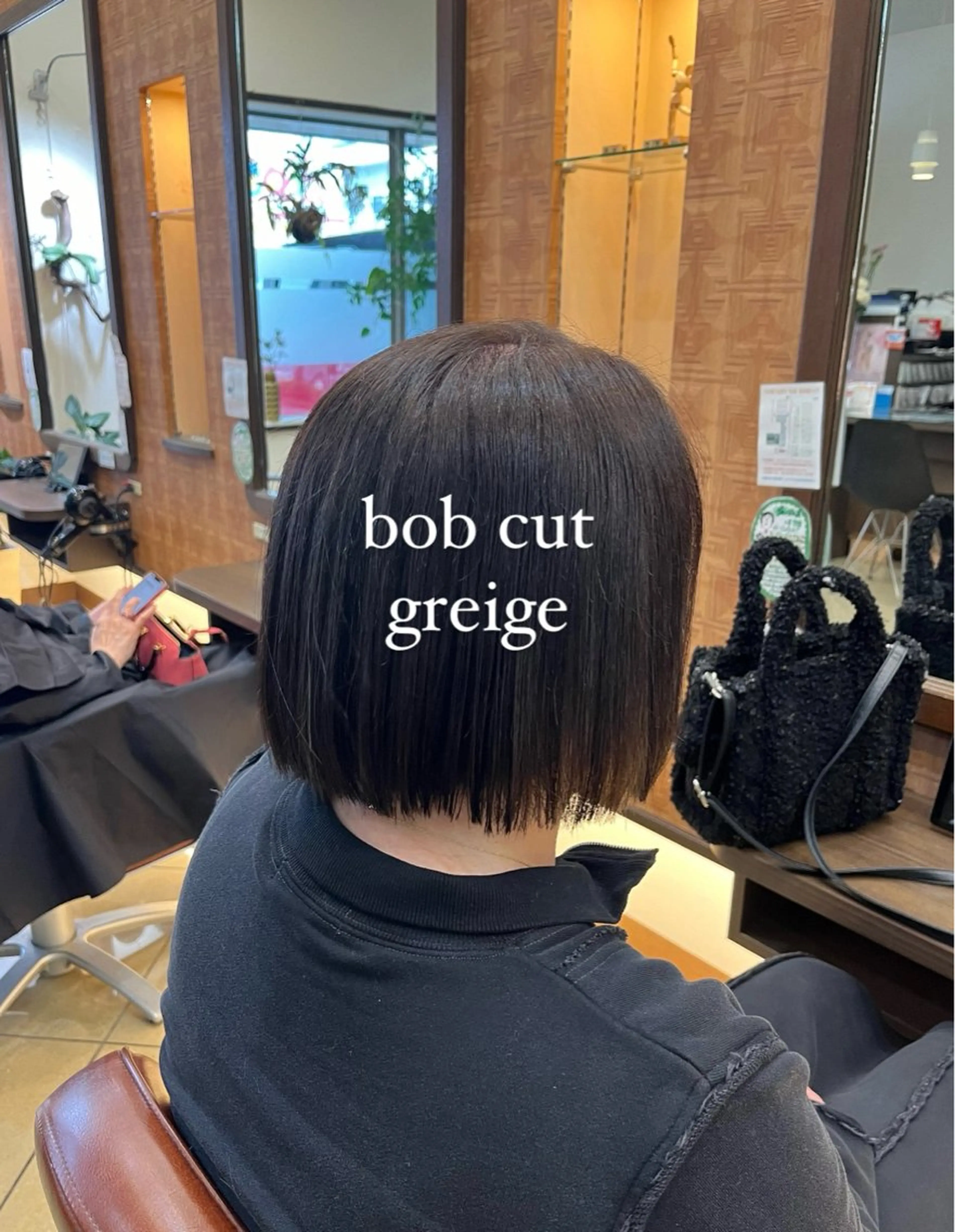 ミディアム ボブ カット ヘアカラー カシェリタヘア🫧 KOKORO  💞のヘアスタイル