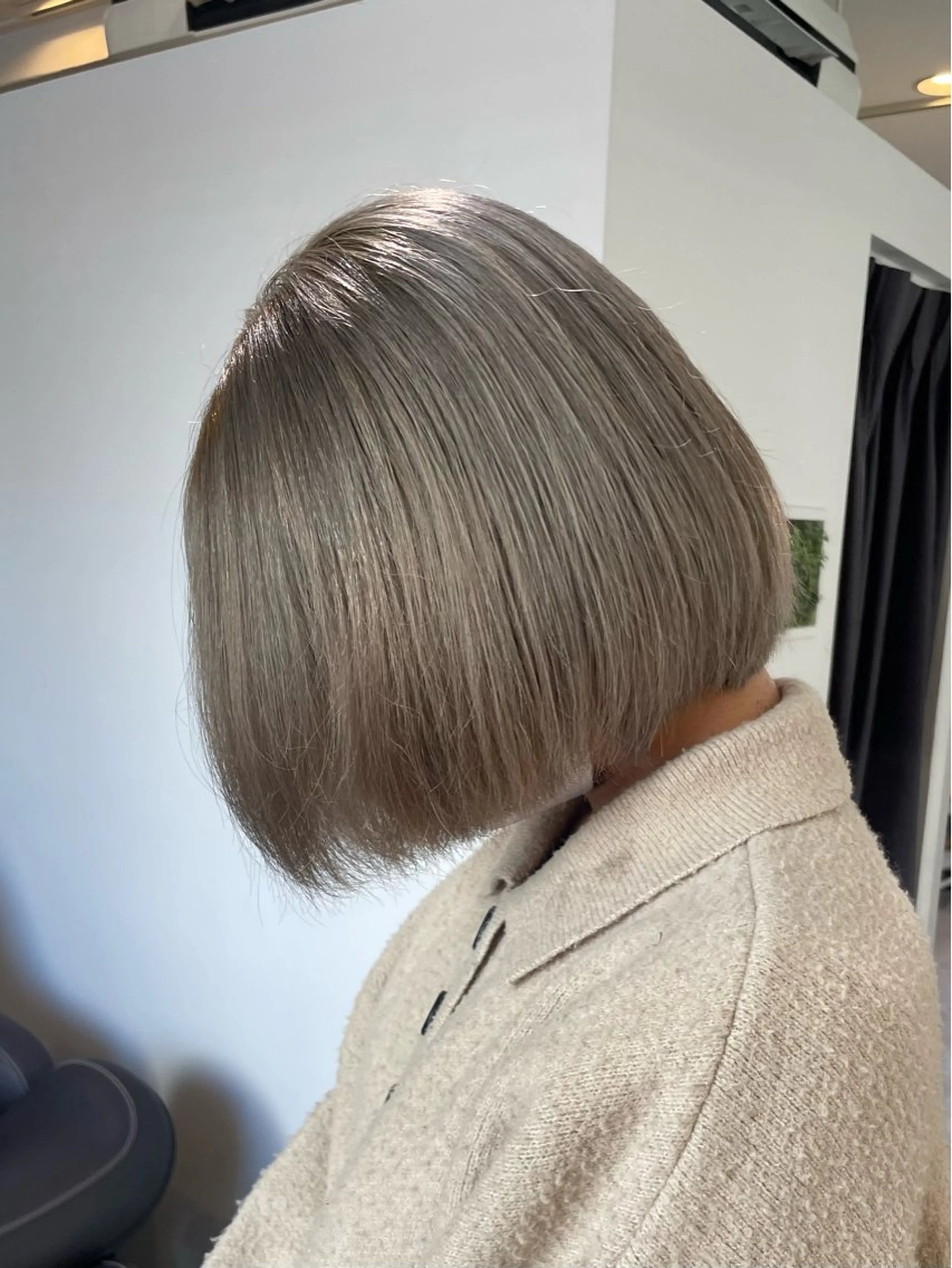 ショート 💚色落ちまで可愛い 髪質改善カラーゆうまのヘアスタイル