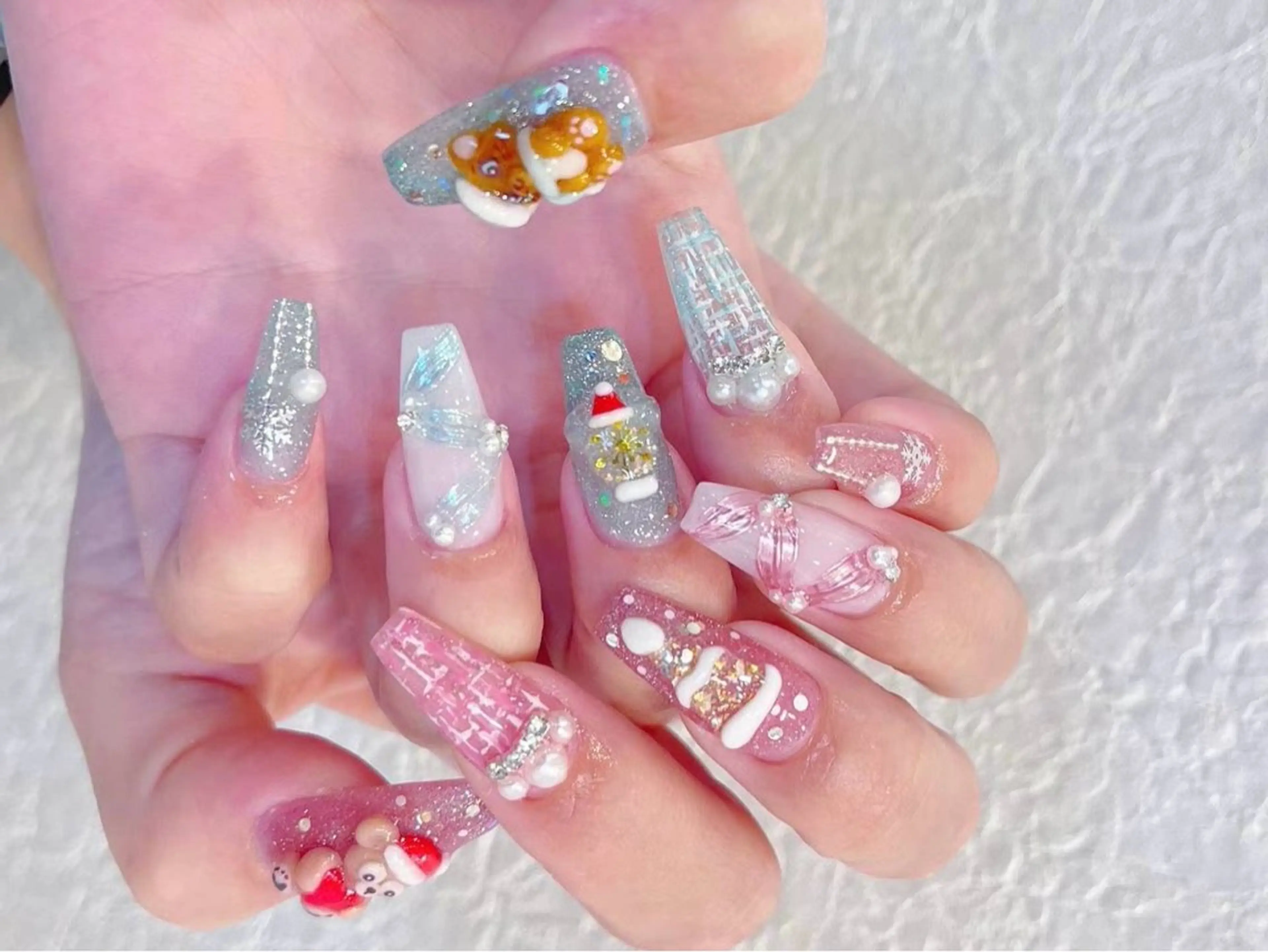 ネイル アートネイル フラワーネイル フットネイル ジェルネイル マグネットネイル Babarla Nailのネイルデザイン