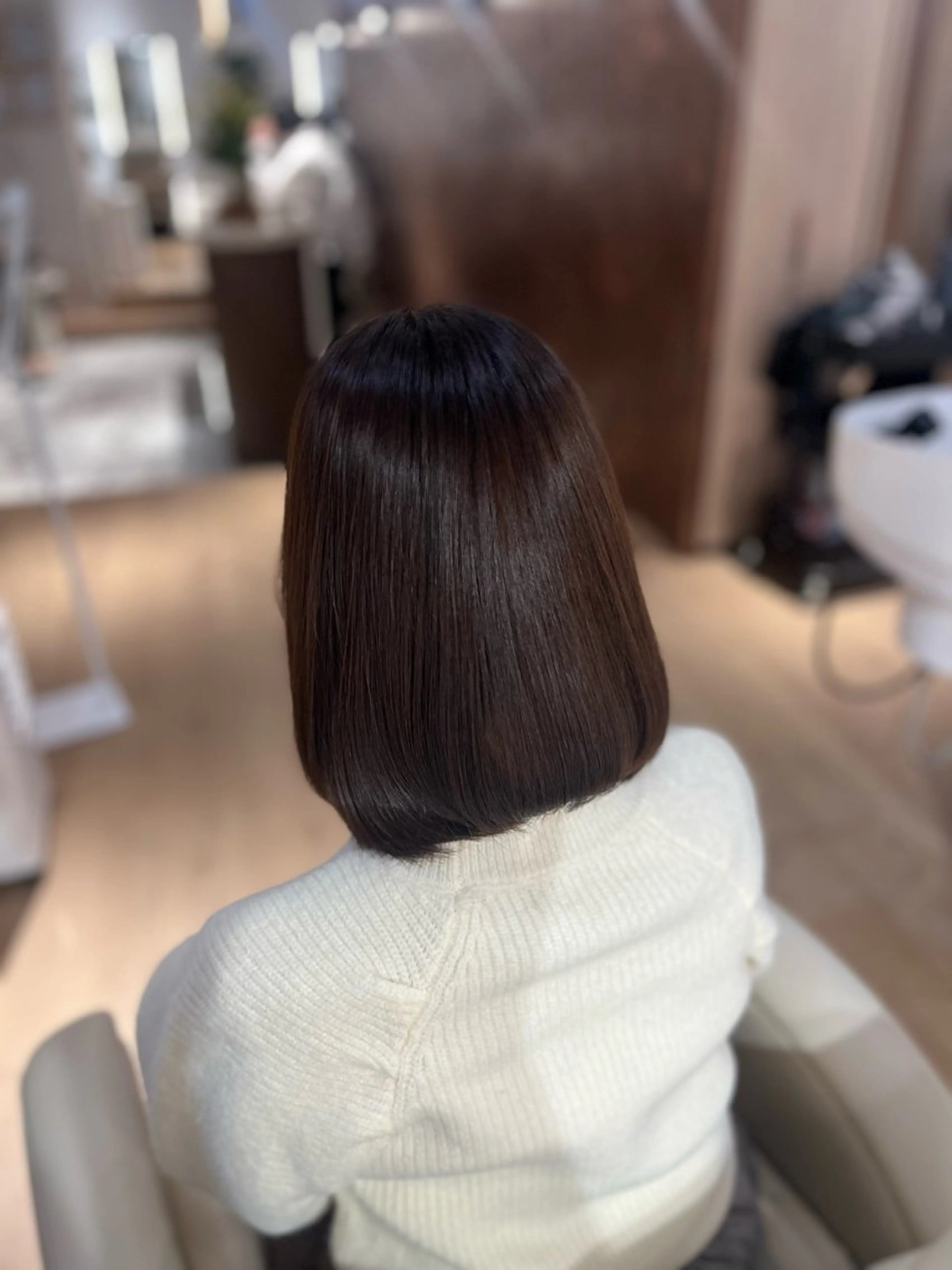 ショート カラー 髪質改善 ヘアカラー 大西 愛梨のヘアスタイル
