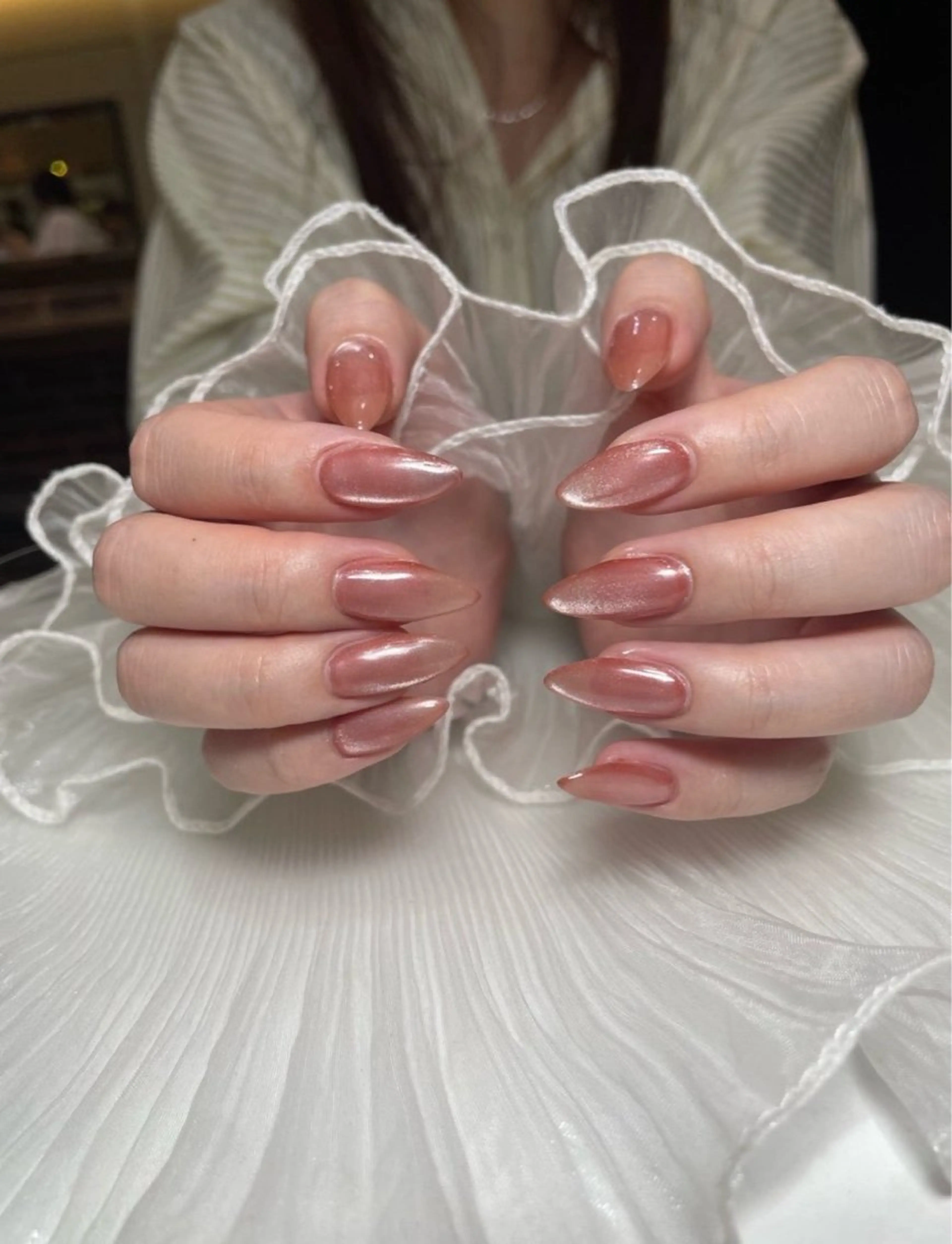 ネイル ハンドネイル ハイトーン💖 ネイル💅まりなのヘアスタイル