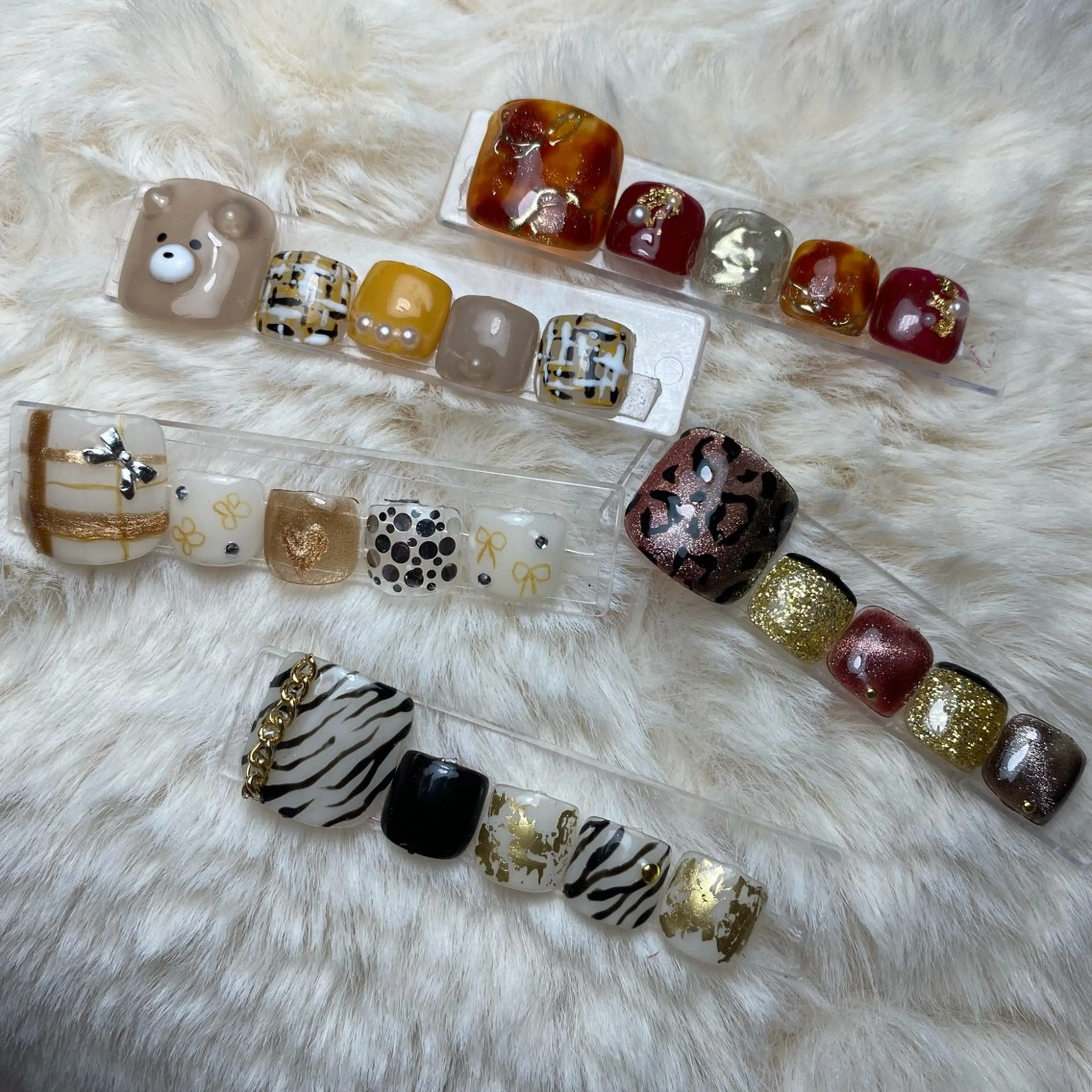 🦶定額ネイルデザイン💅 フットバス＋マッサージ付き✳︎の写真