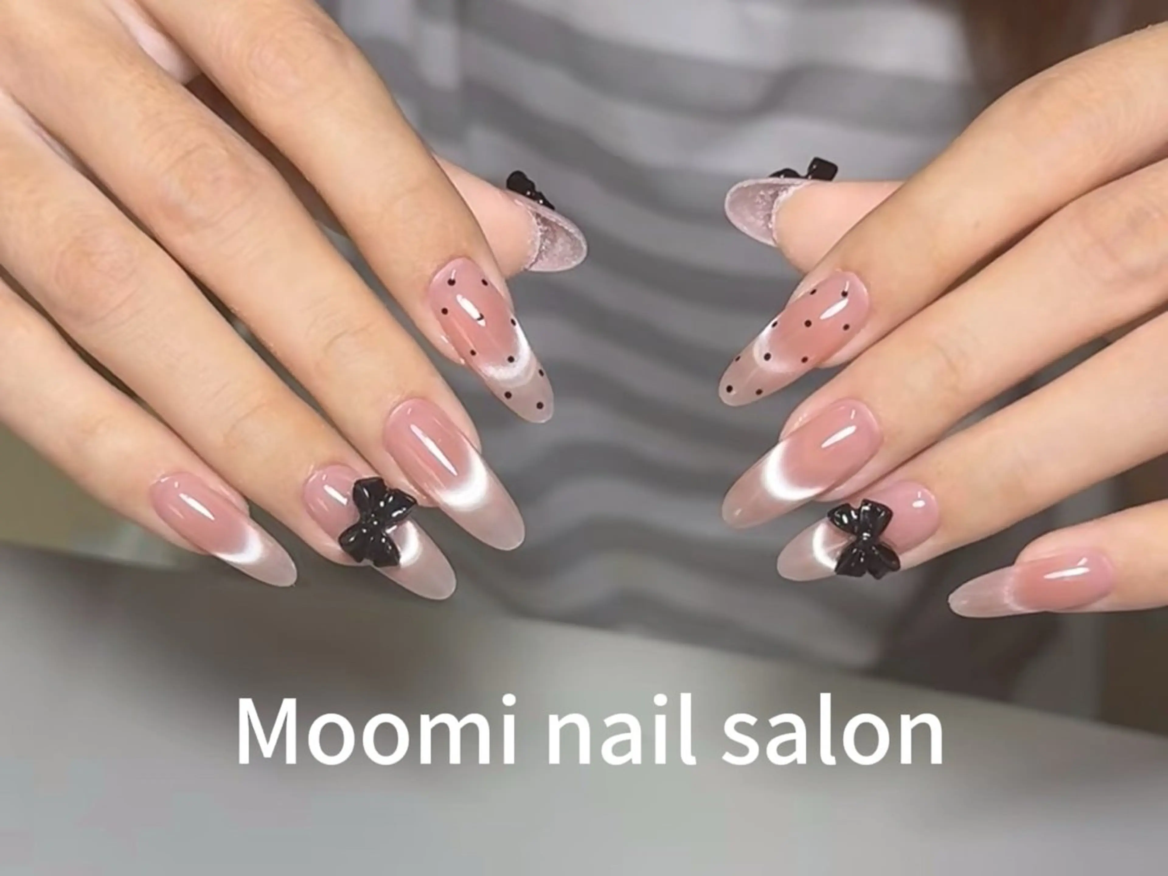 ロング ハンドネイル Moomi あずりのネイルデザイン