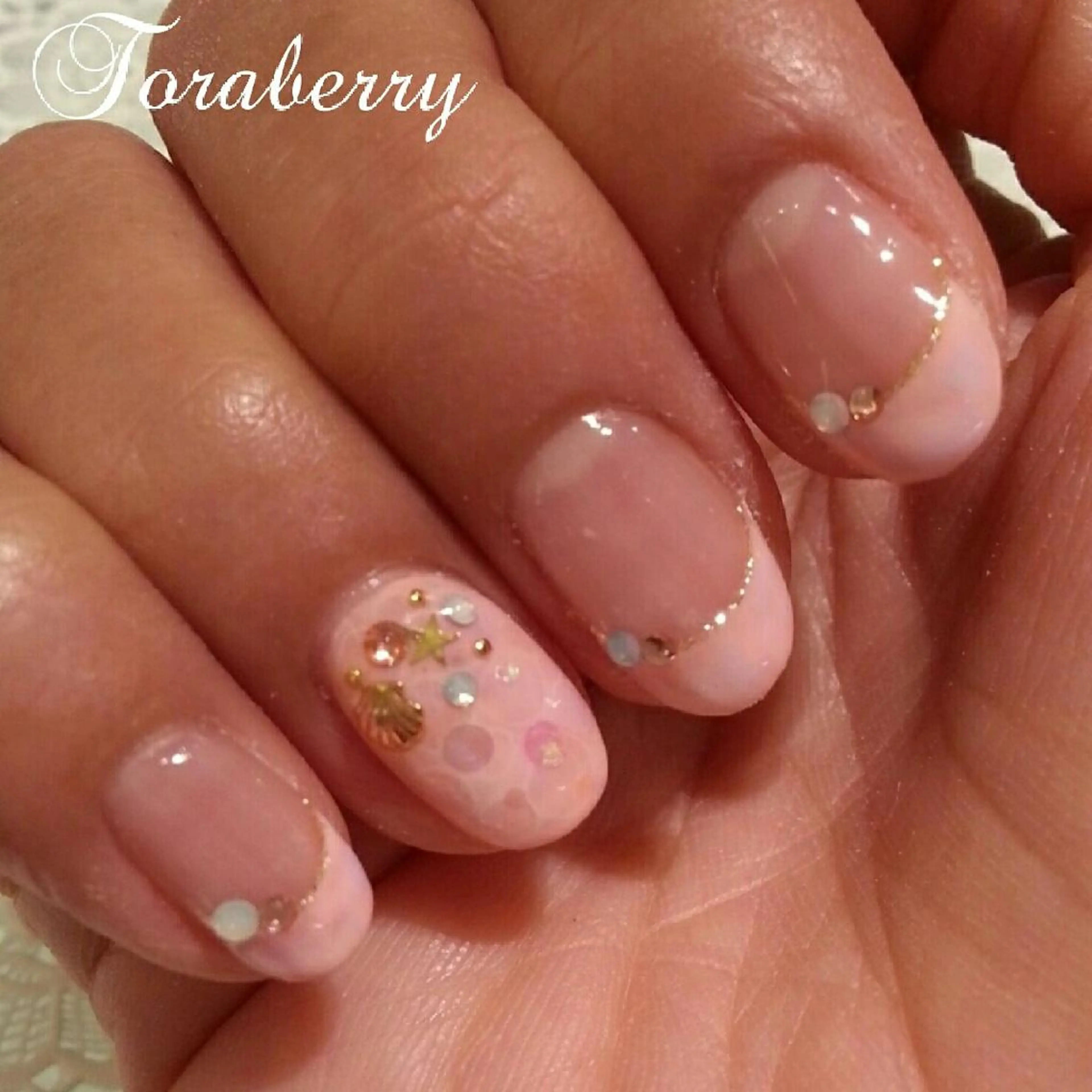 ネイル ピンク ネイリスト なつみのネイルデザイン