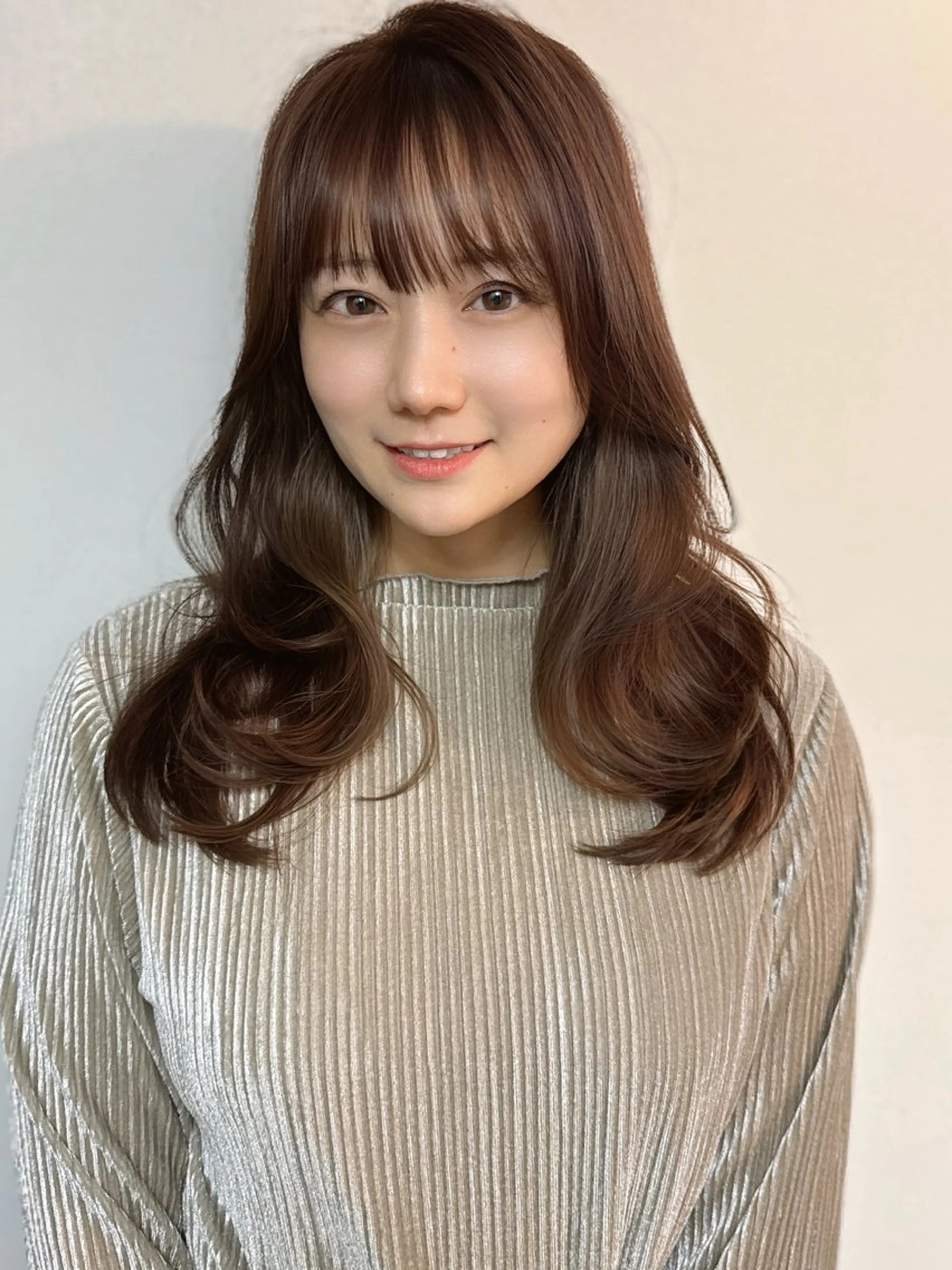 ロング カラー カット ヘアカラー fiica/髪質改善 田畑/縮毛矯正のヘアスタイル