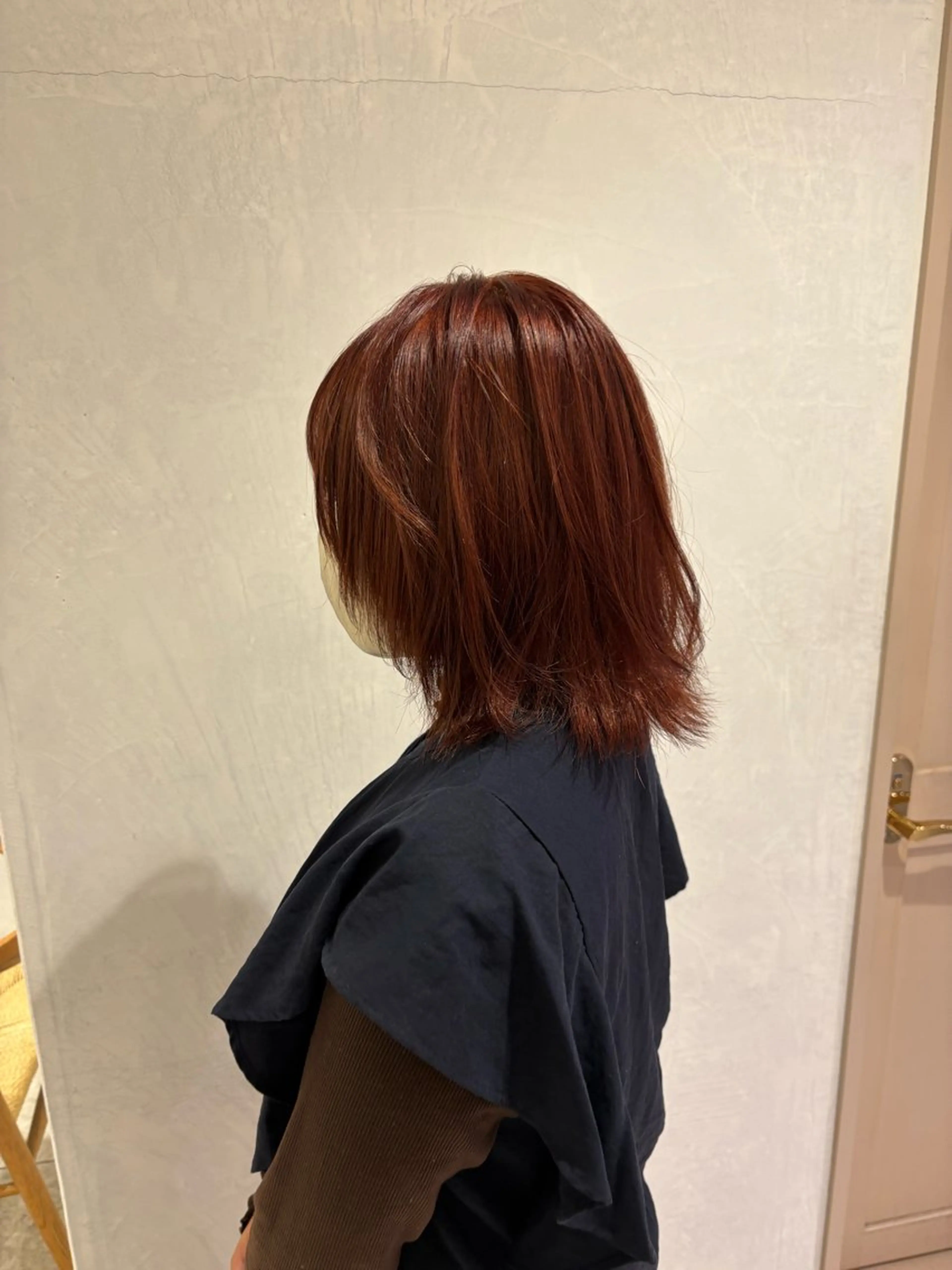 ミディアム ヘアカラー 小林 篤滋郎のヘアスタイル