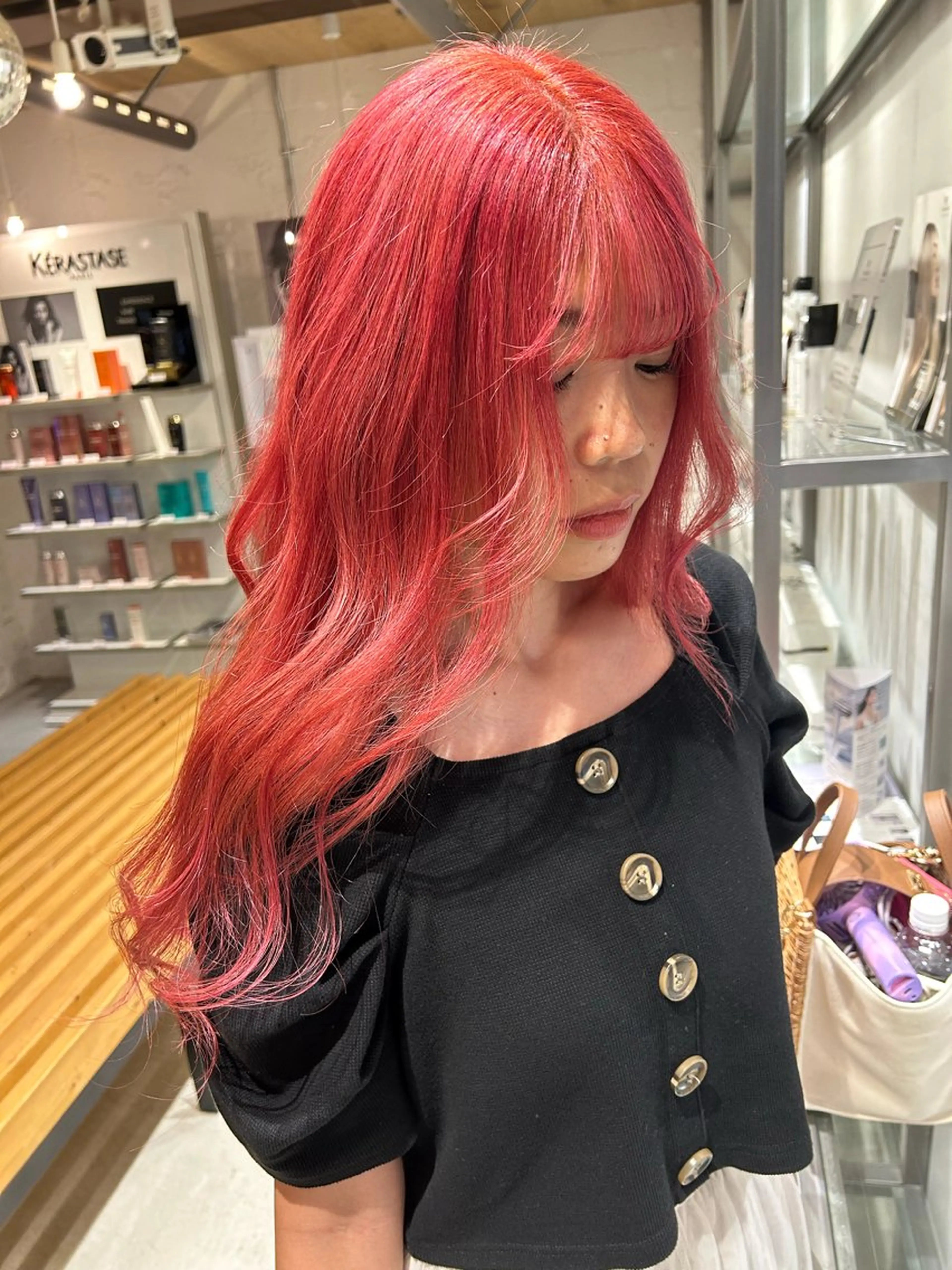 ロング カラー カット ヘアカラー トリートメント ✨ブリーチ特化✨ 💚Acchon💚のヘアスタイル
