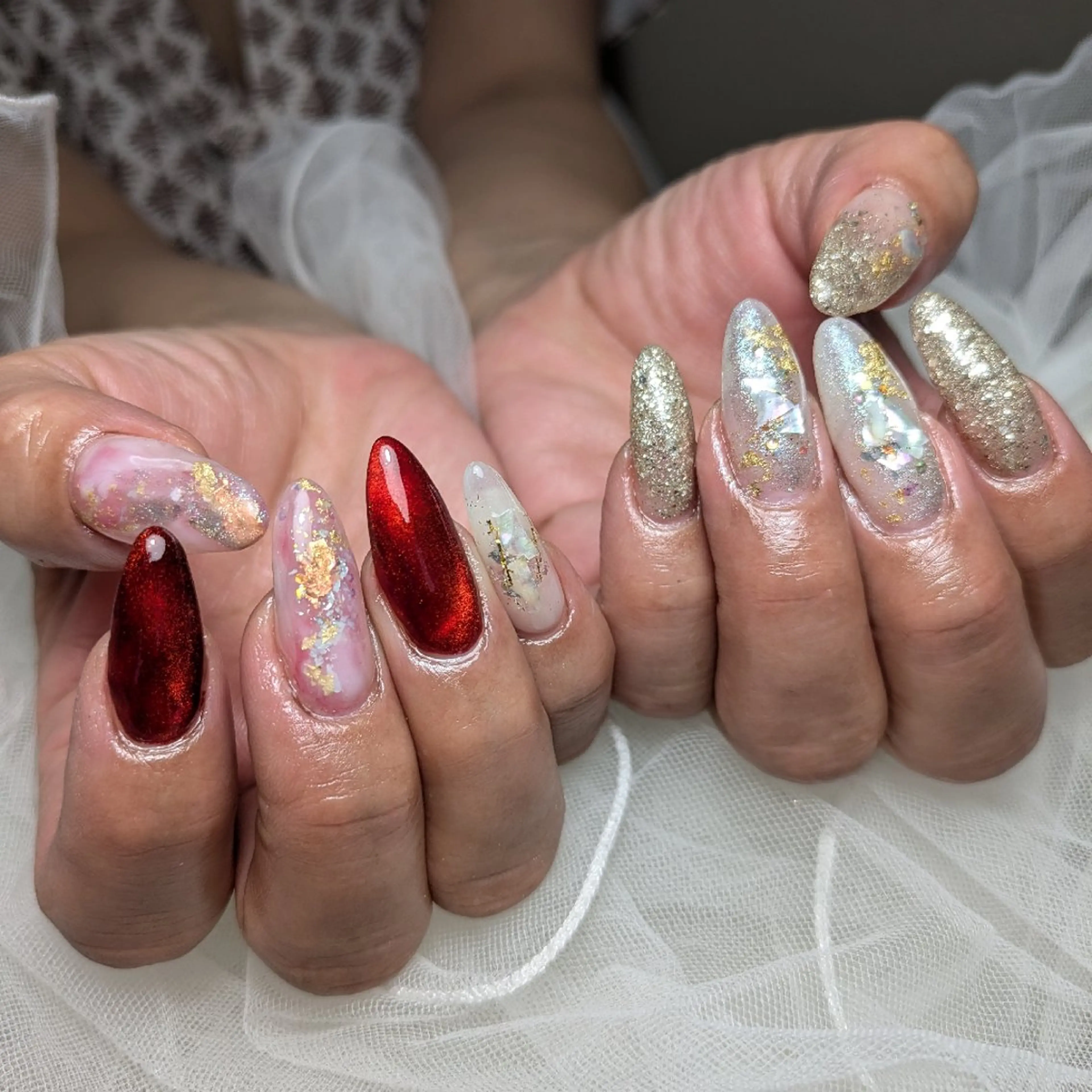 ネイル ハンドネイル 門戸厄神プライベートサロンulunail所属・ulunail mikaのネイルデザイン