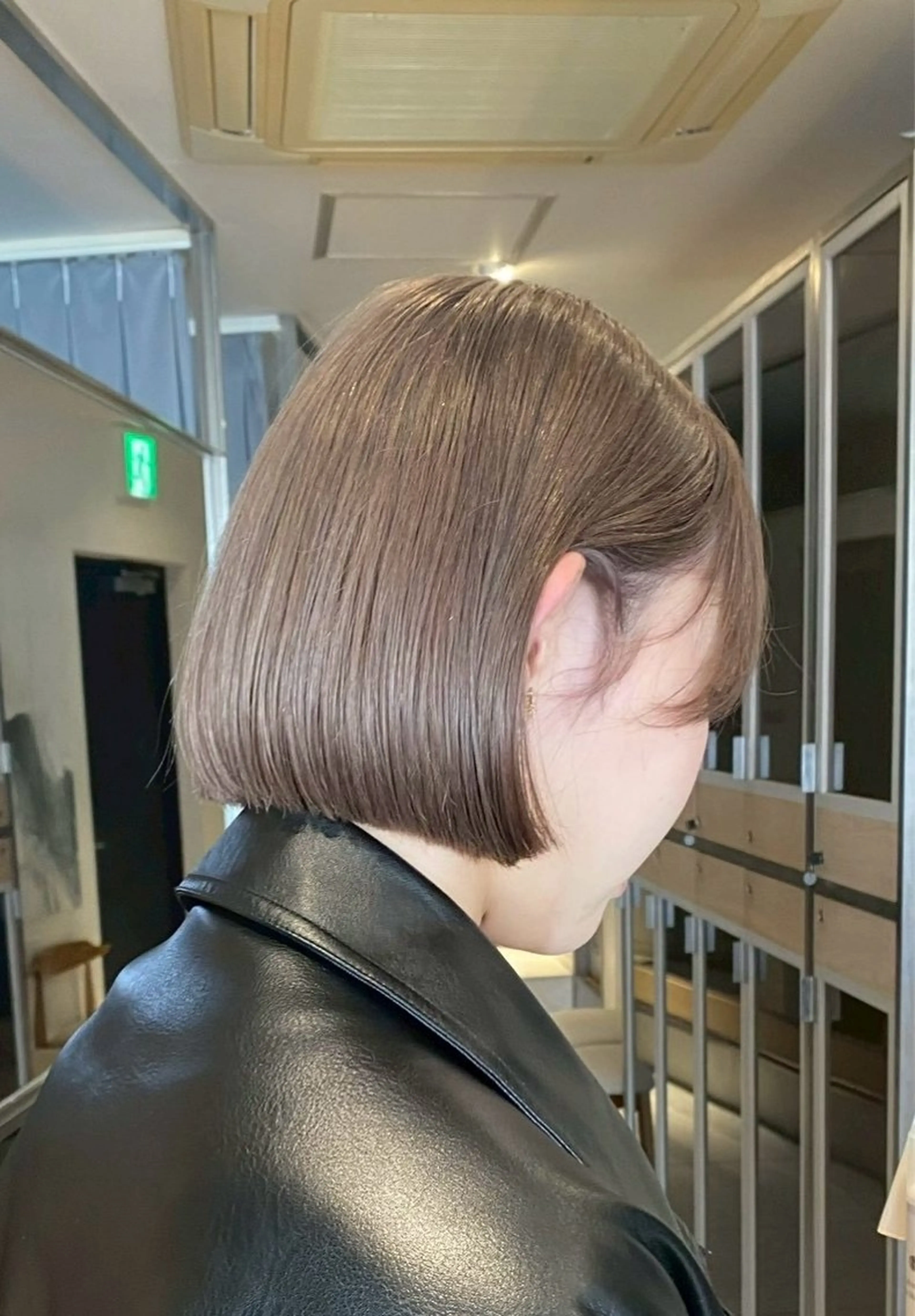 ミディアム カラー パーマ ボブ/カットモデル えのもとりき🏄のヘアスタイル