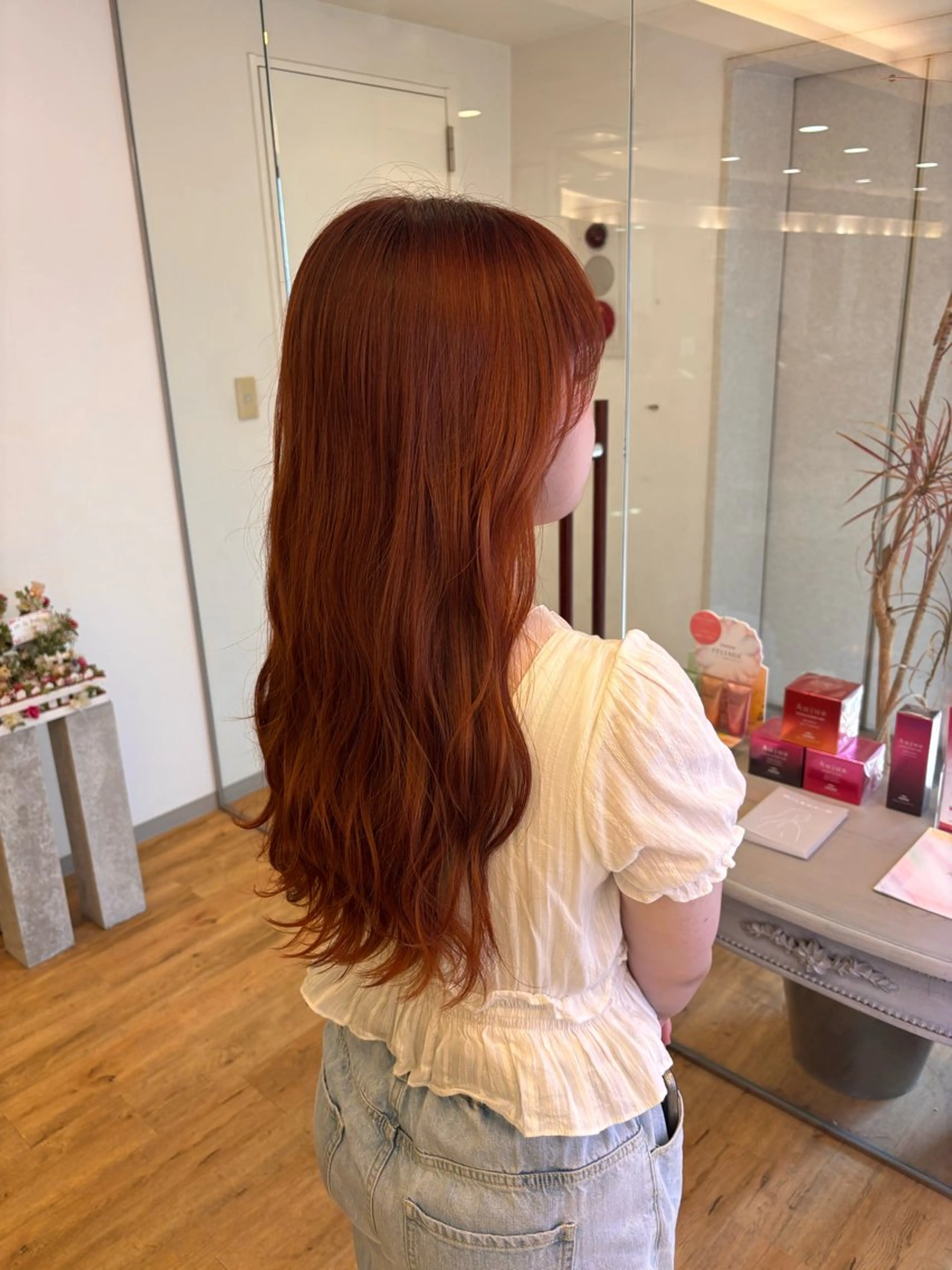ロング カラー ヘアカラー カラーモデル募集✨ momokaのヘアスタイル
