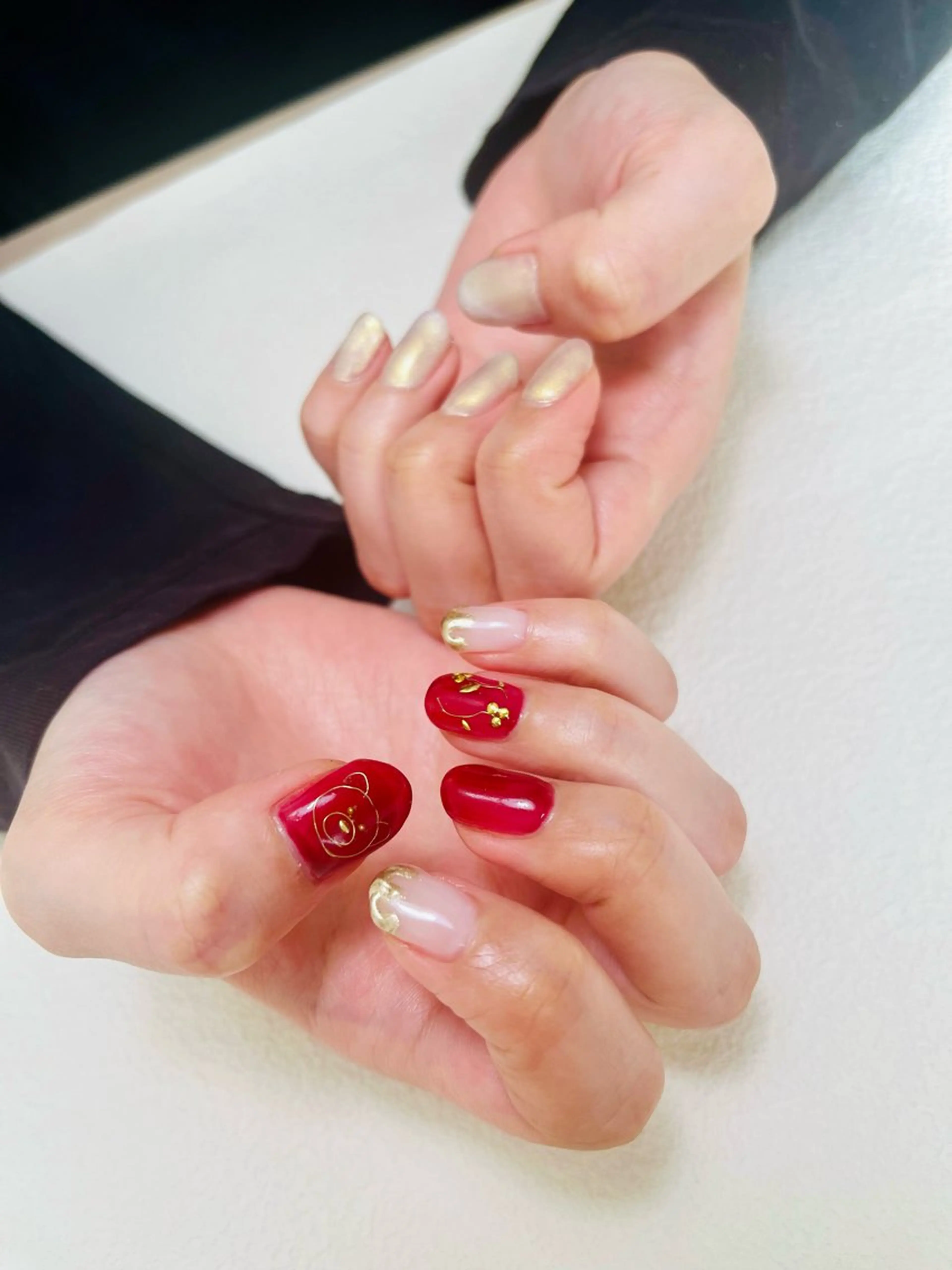 ネイル 持ち込み ハンドネイル nail room.のネイルデザイン