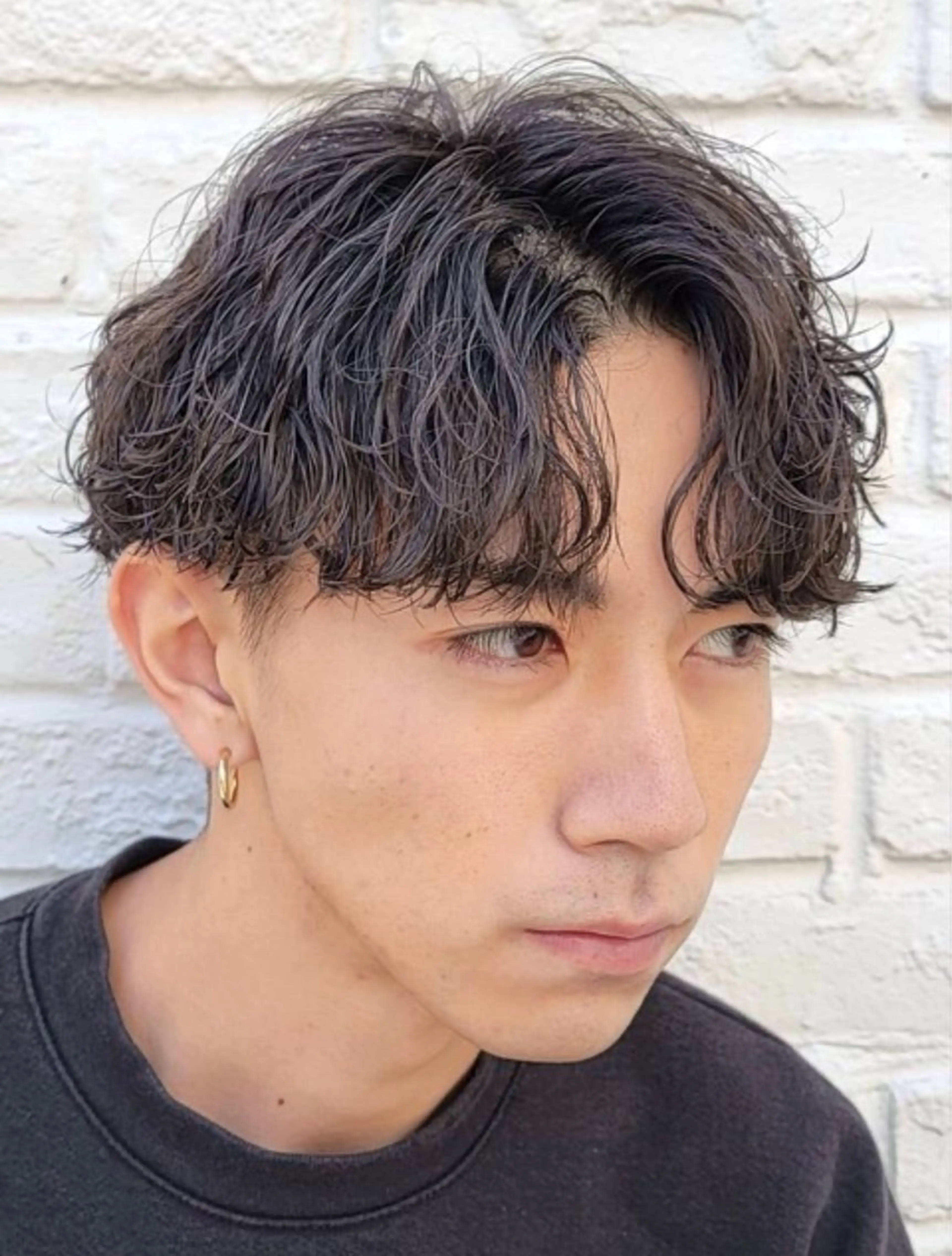 パーマ メンズ メンズパーマ 波巻きパーマ スパイラルパーマ カット パーマ ゆうと｜波巻き職人 🌊🌀のヘアスタイル