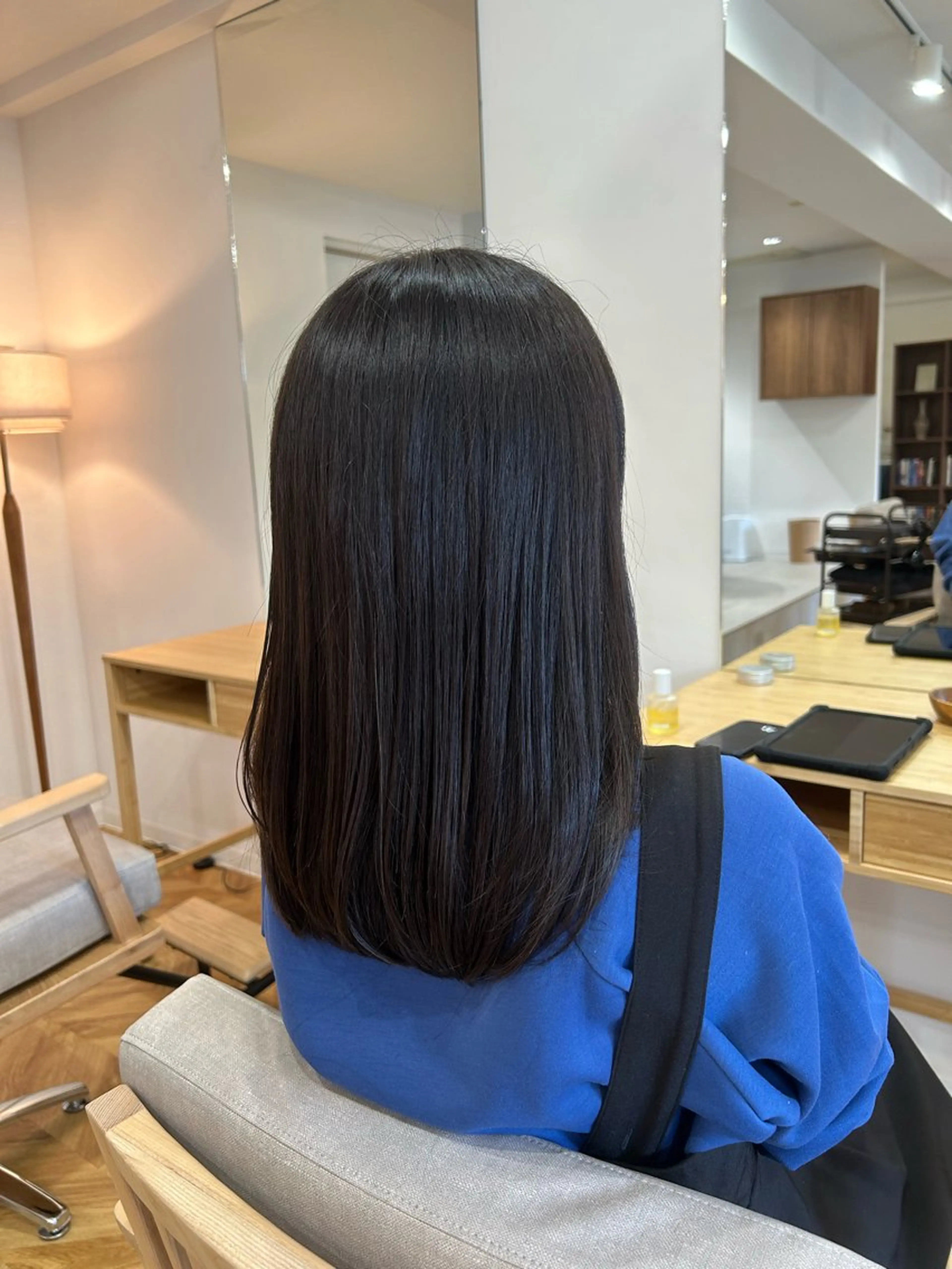 ロング カット 縮毛矯正 櫻井園子🌸 久屋大通/高岳のヘアスタイル