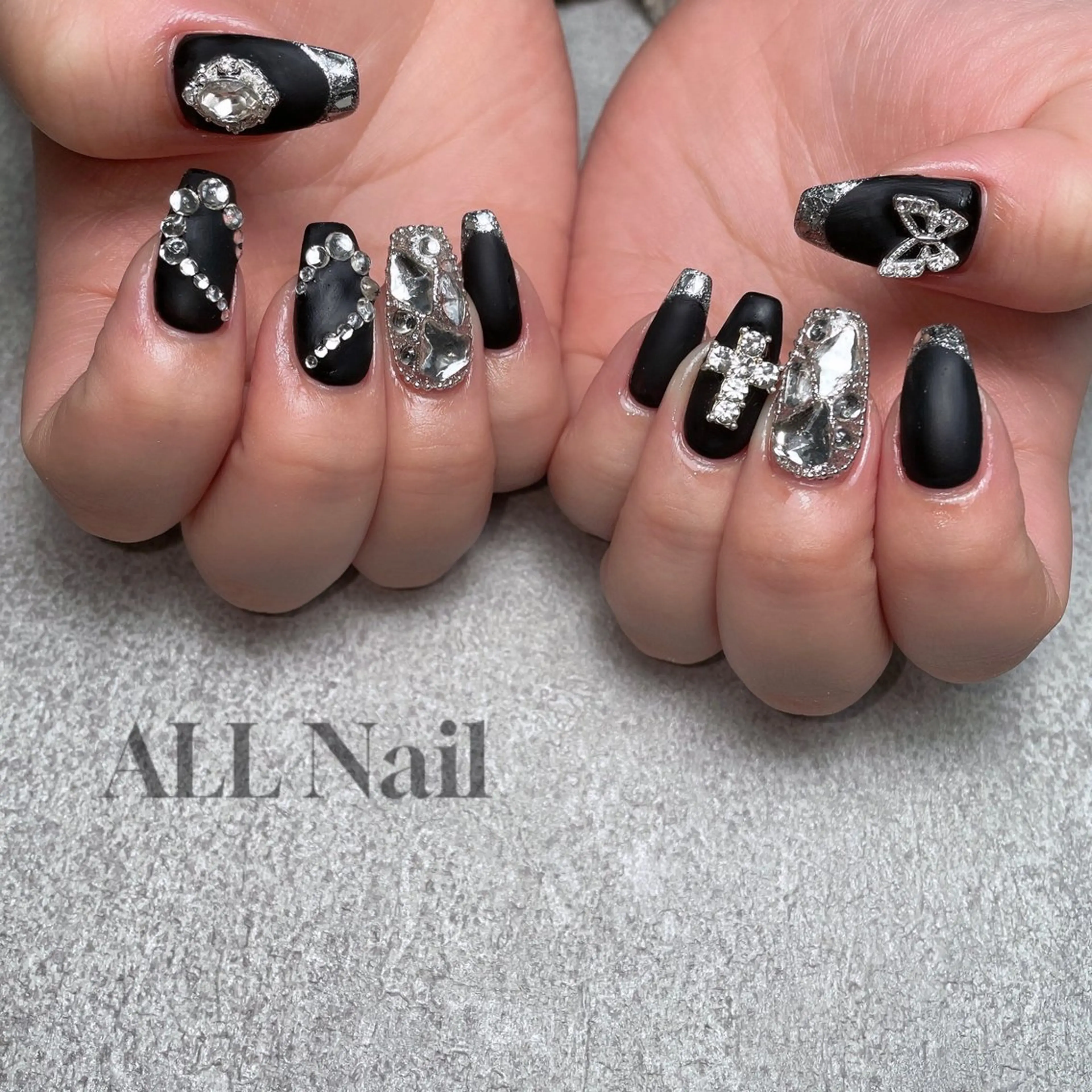 ネイル フレンチネイル ガラスフレンチ マットネイル ALL Nail &whiteningのその他イメージ