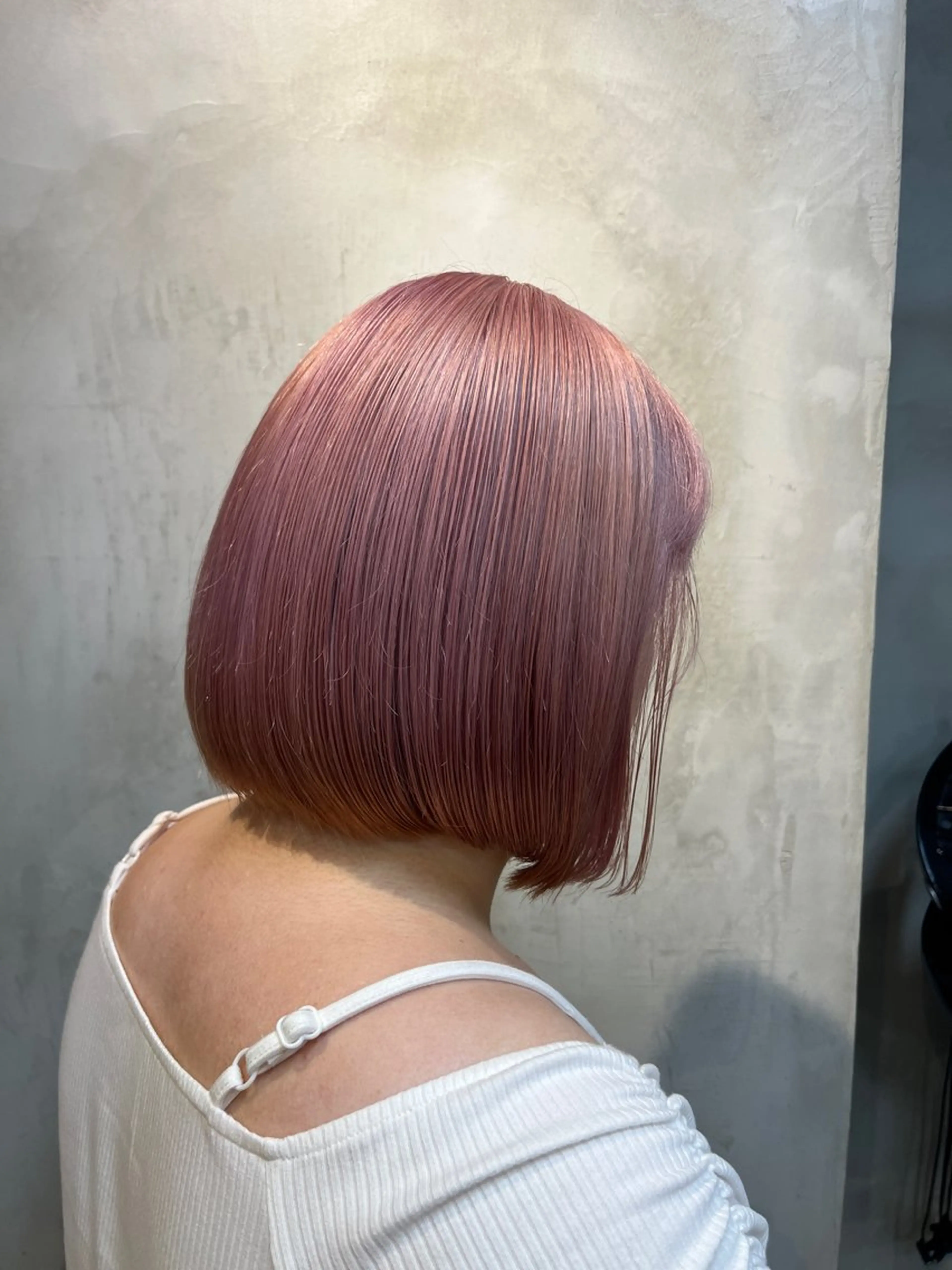 ショート カラー ハイトーンカラー ヘアカラー elima 調布所属・ちせ/ 透明感カラー /調布˚ 🦢₊✧のヘアスタイル