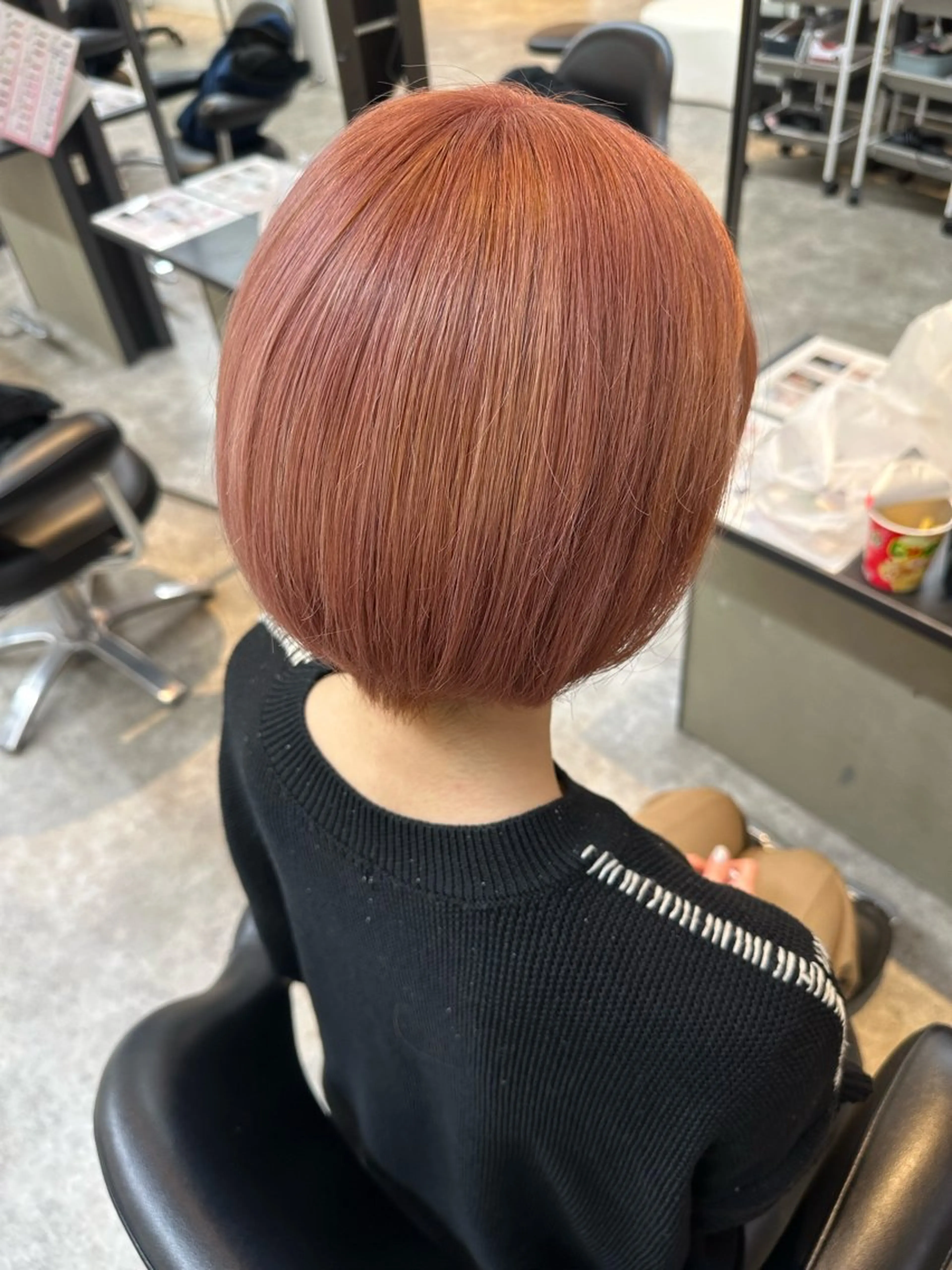 ショート カラー ヘアカラー ✂️無料カットモデル ✂️佐々木悠月のヘアスタイル