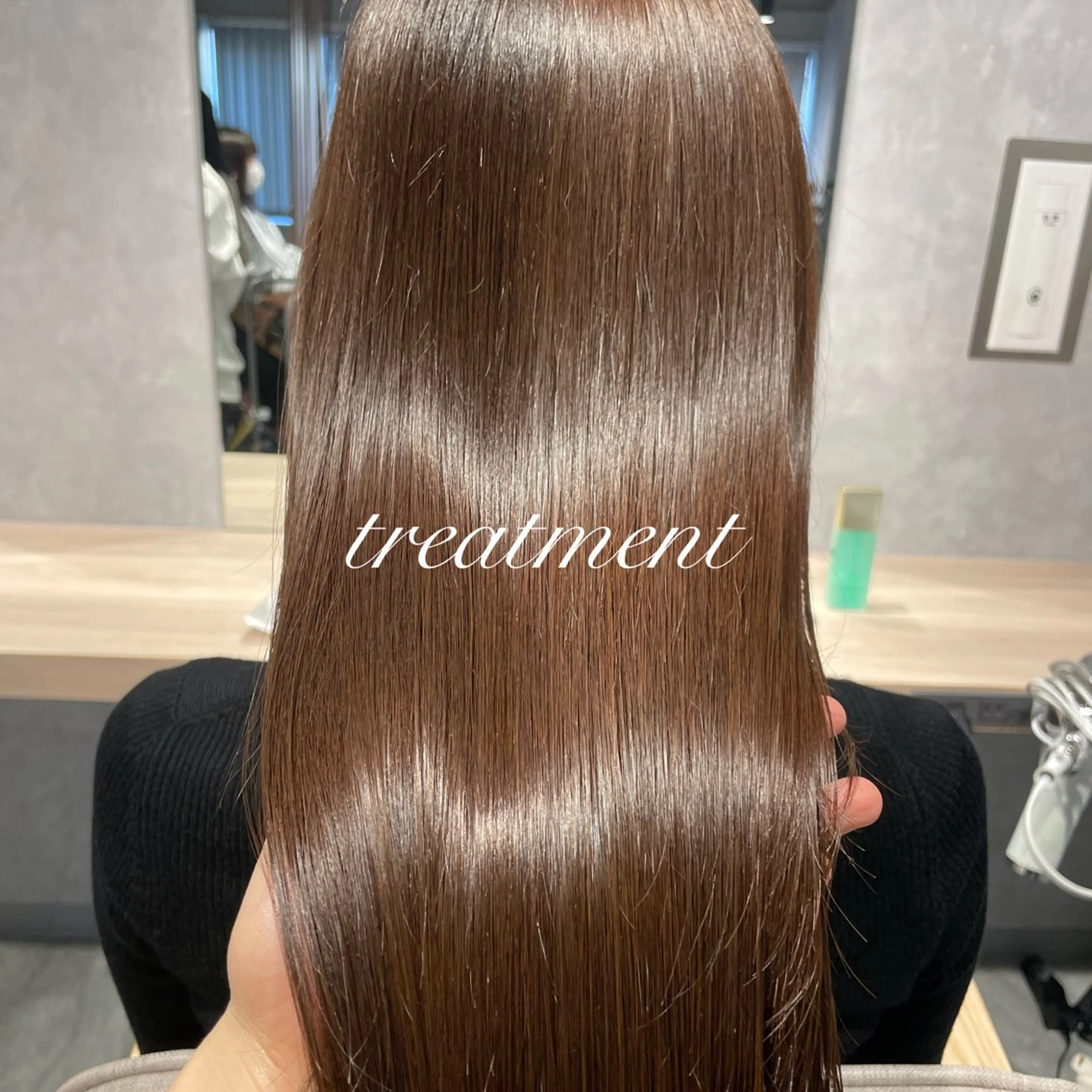ロング カラー トリートメント ヘアカラー トリートメント salowin所属・名古屋本山美容室 スタイリストNANAのヘアスタイル