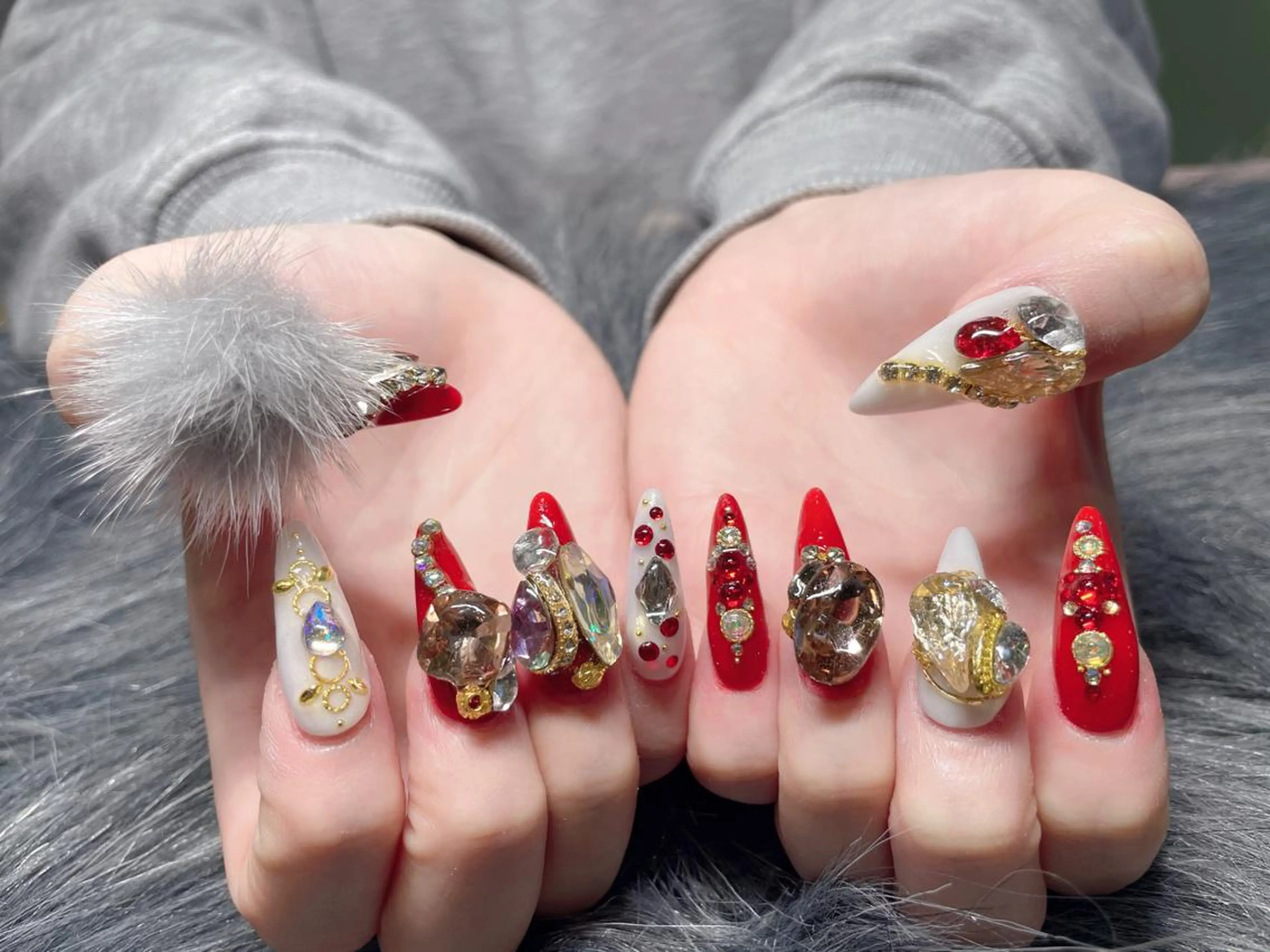 ロング ネイル ハンドネイル 《LB》ラブリエ Nail&eyeのマツエク・マツパデザイン
