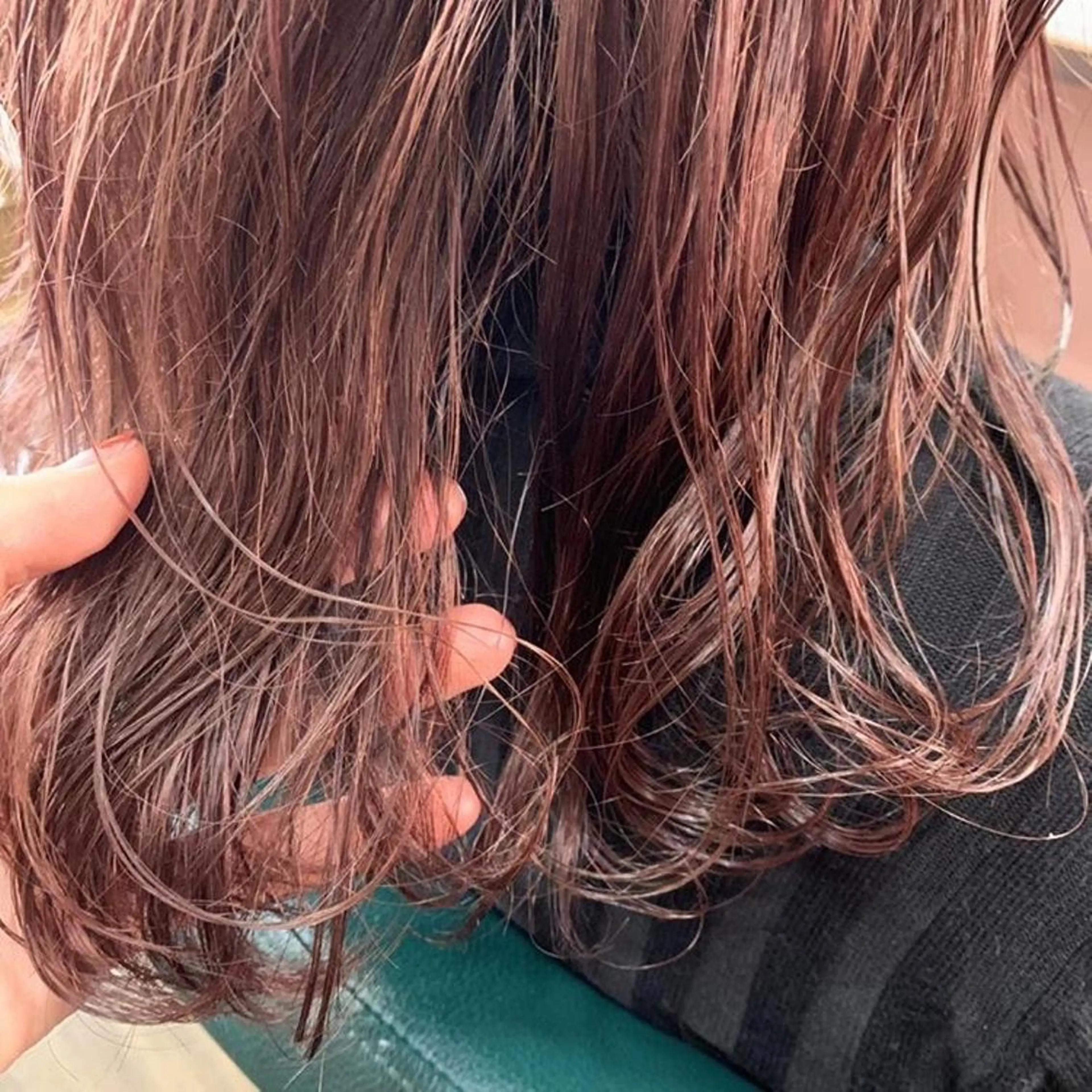 ミディアム カラー カット ヘアカラー トリートメント chouette/ 根本優希のヘアスタイル