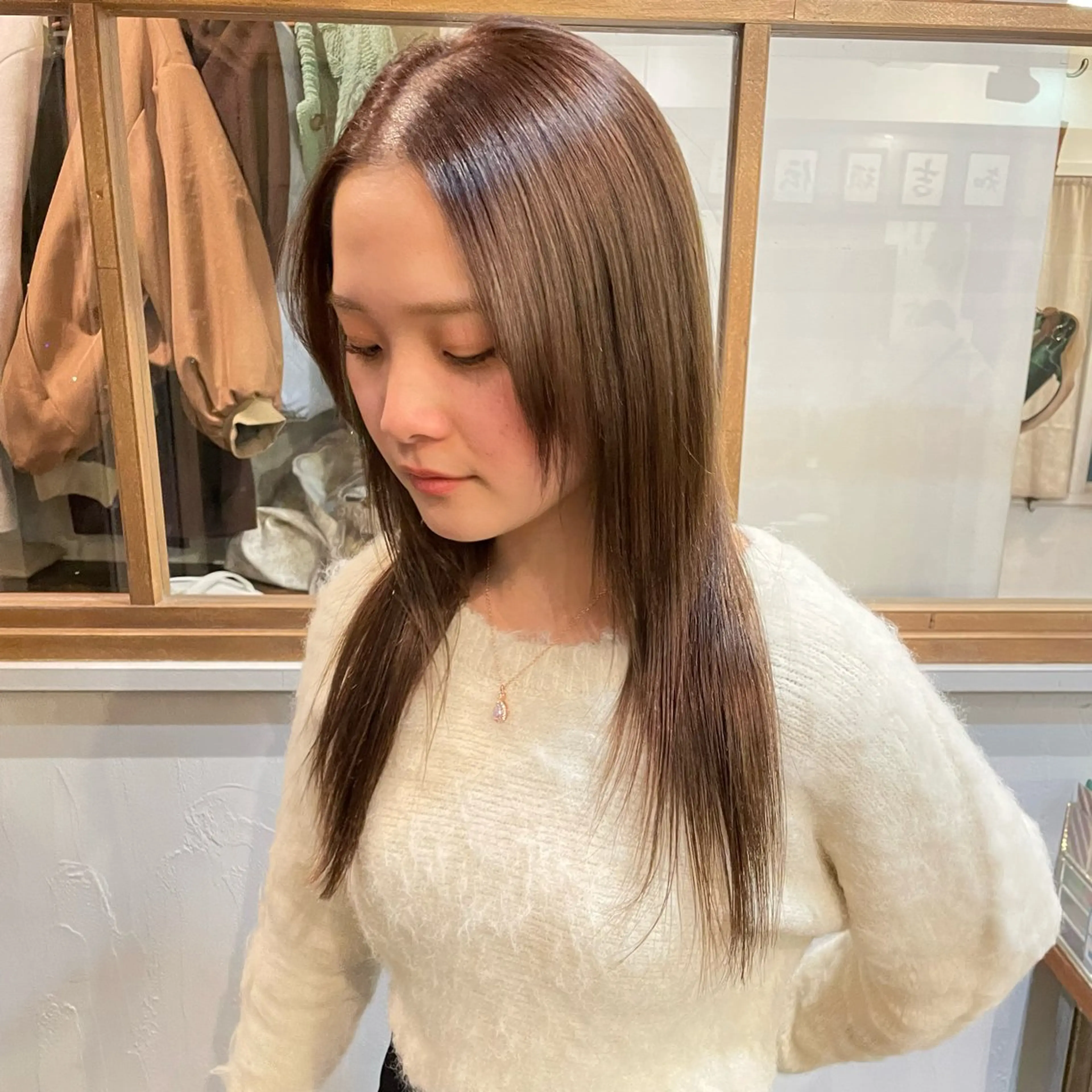 ロング カラー 平地 晃人のヘアスタイル