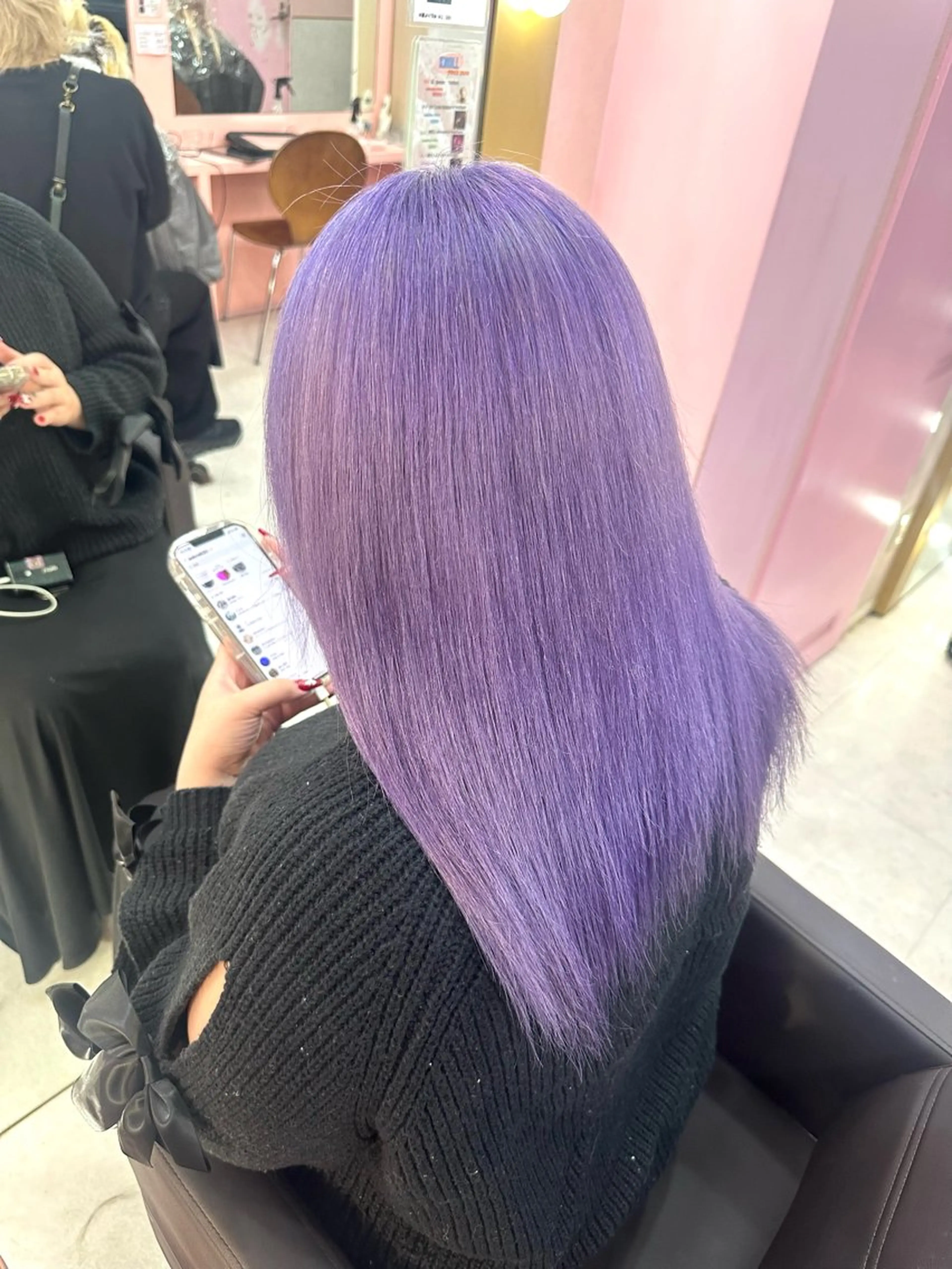 セミロング カラー 🦋艶髪ハイトーン KOKI🦋のヘアスタイル
