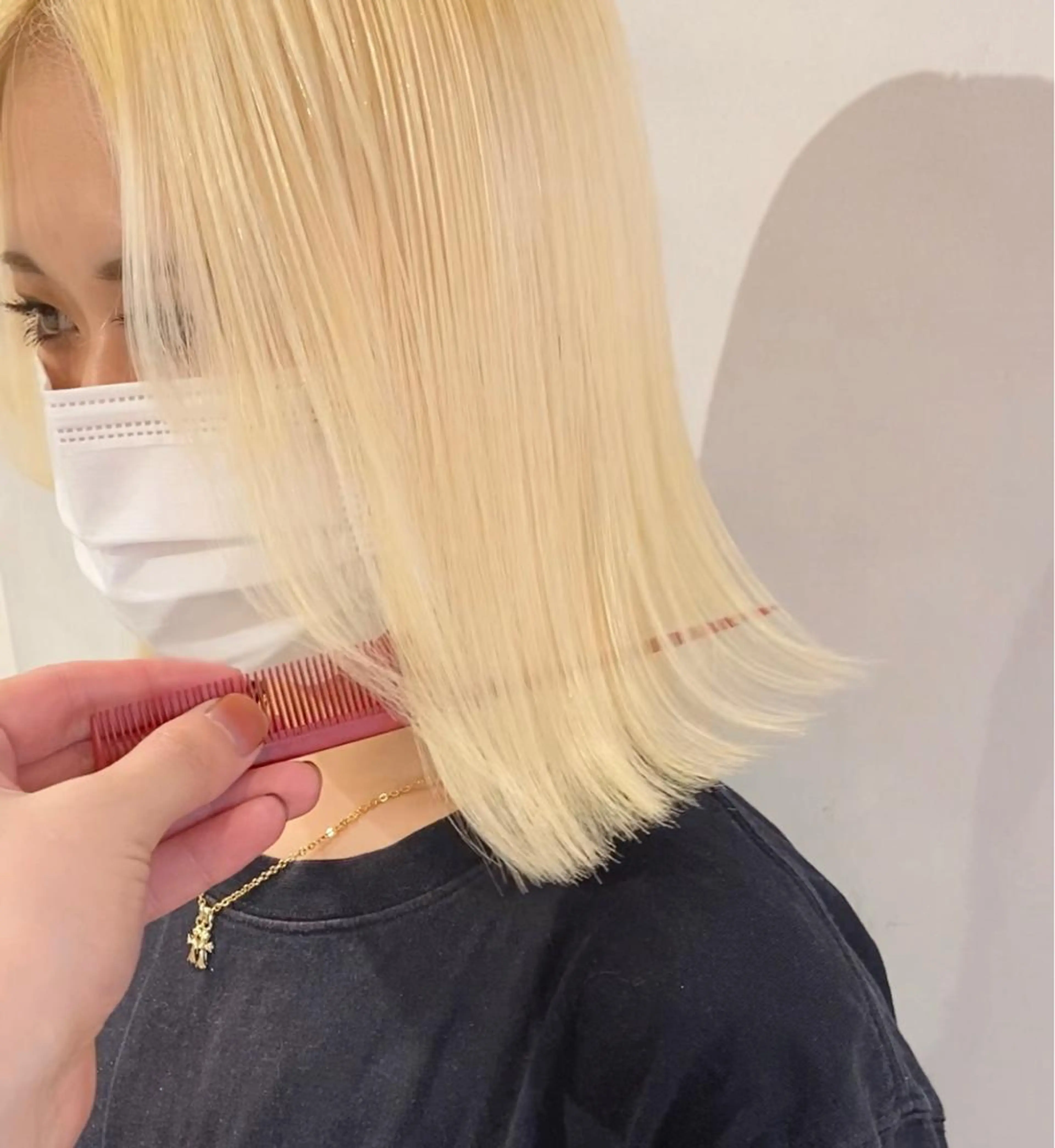 ミディアム カラー ヘアカラー トリートメント カラー系/カット特化 🟠オオタキマサシのヘアスタイル