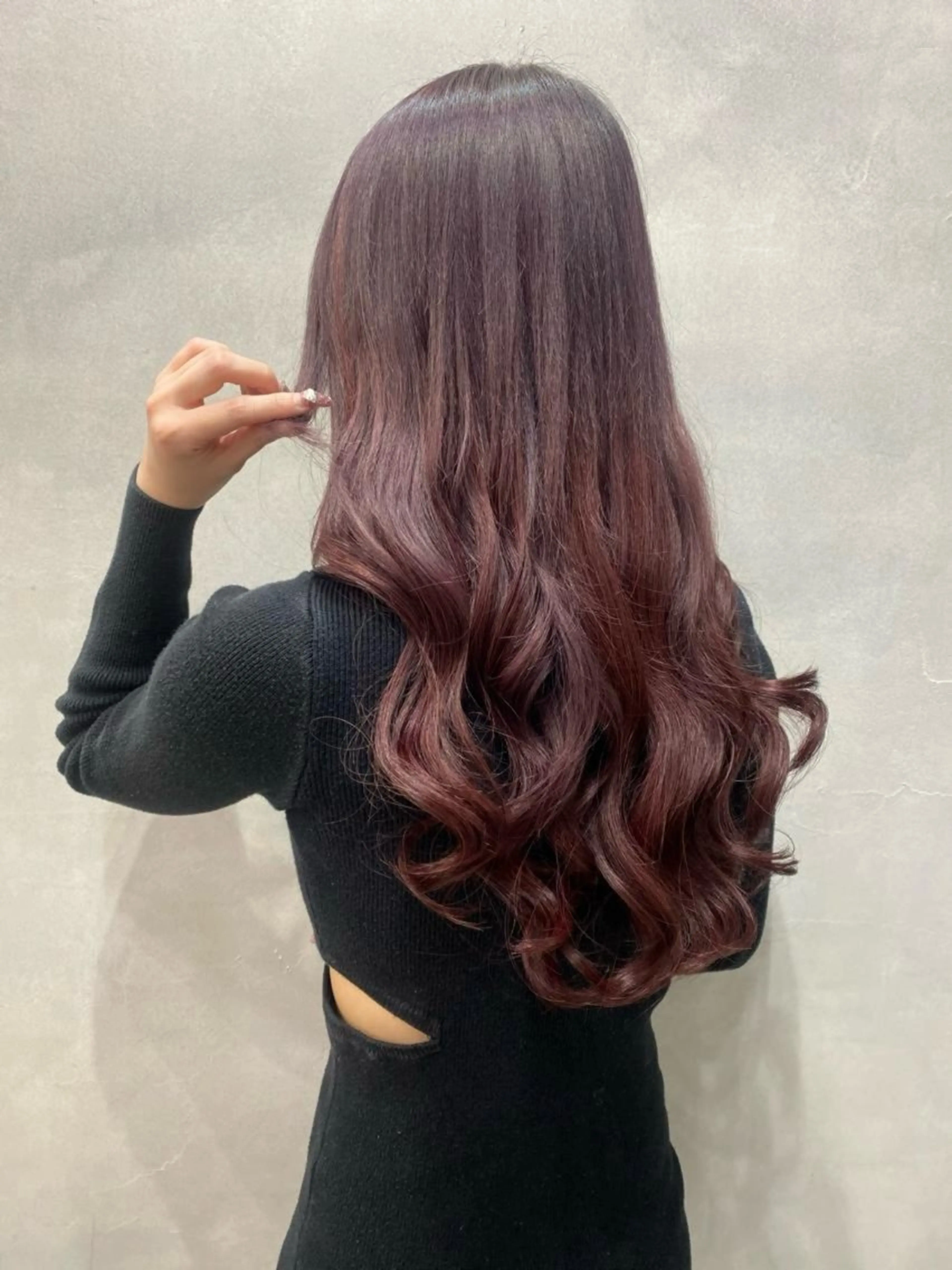 セミロング ヘアアレンジ 成人式 結婚式・ブライダル エクステ 韓国風ヘア ヘアセット LAVENDIA 初音のヘアスタイル