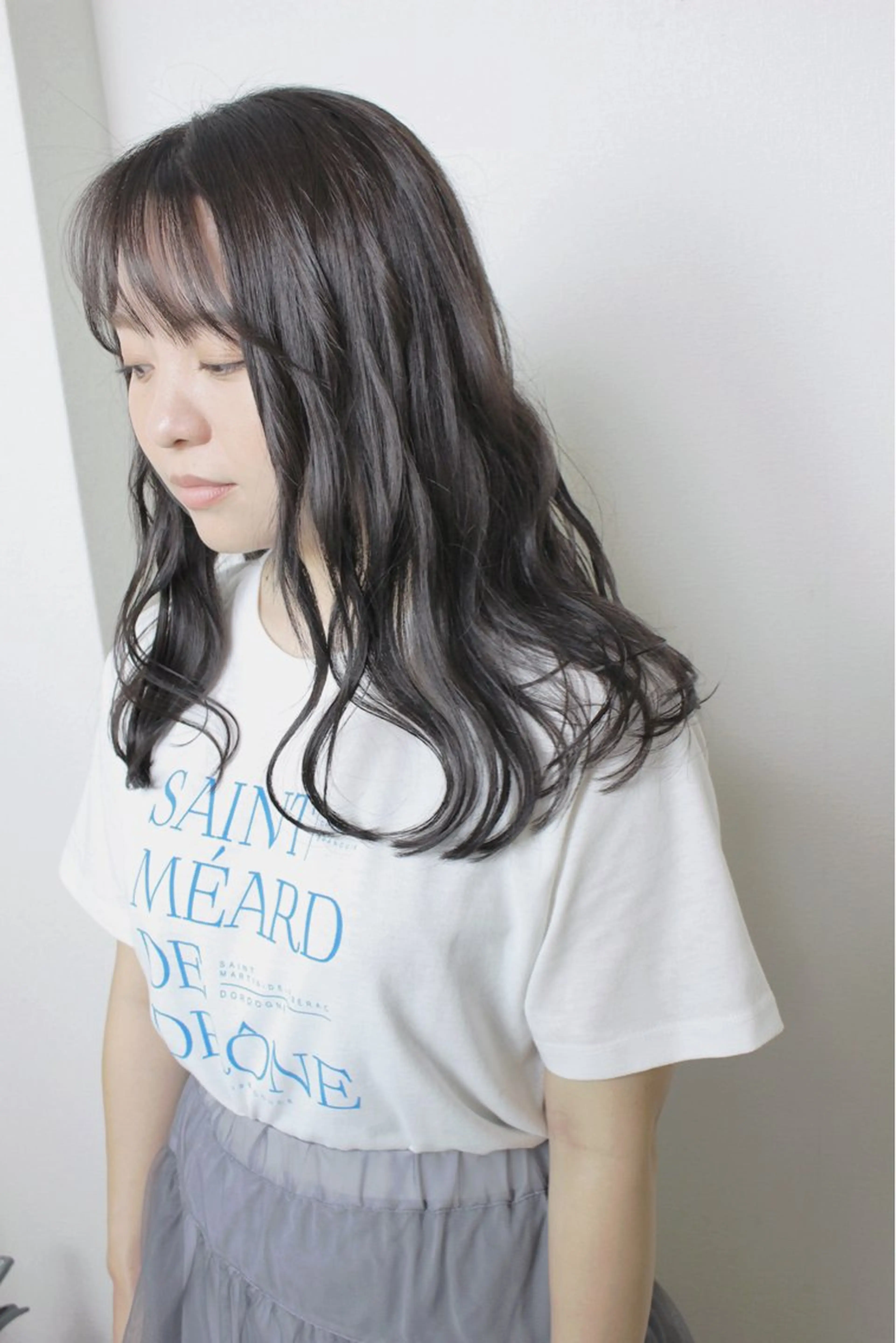 ロング カラー ベージュカラー カット ヘアカラー 土居 正季のヘアスタイル