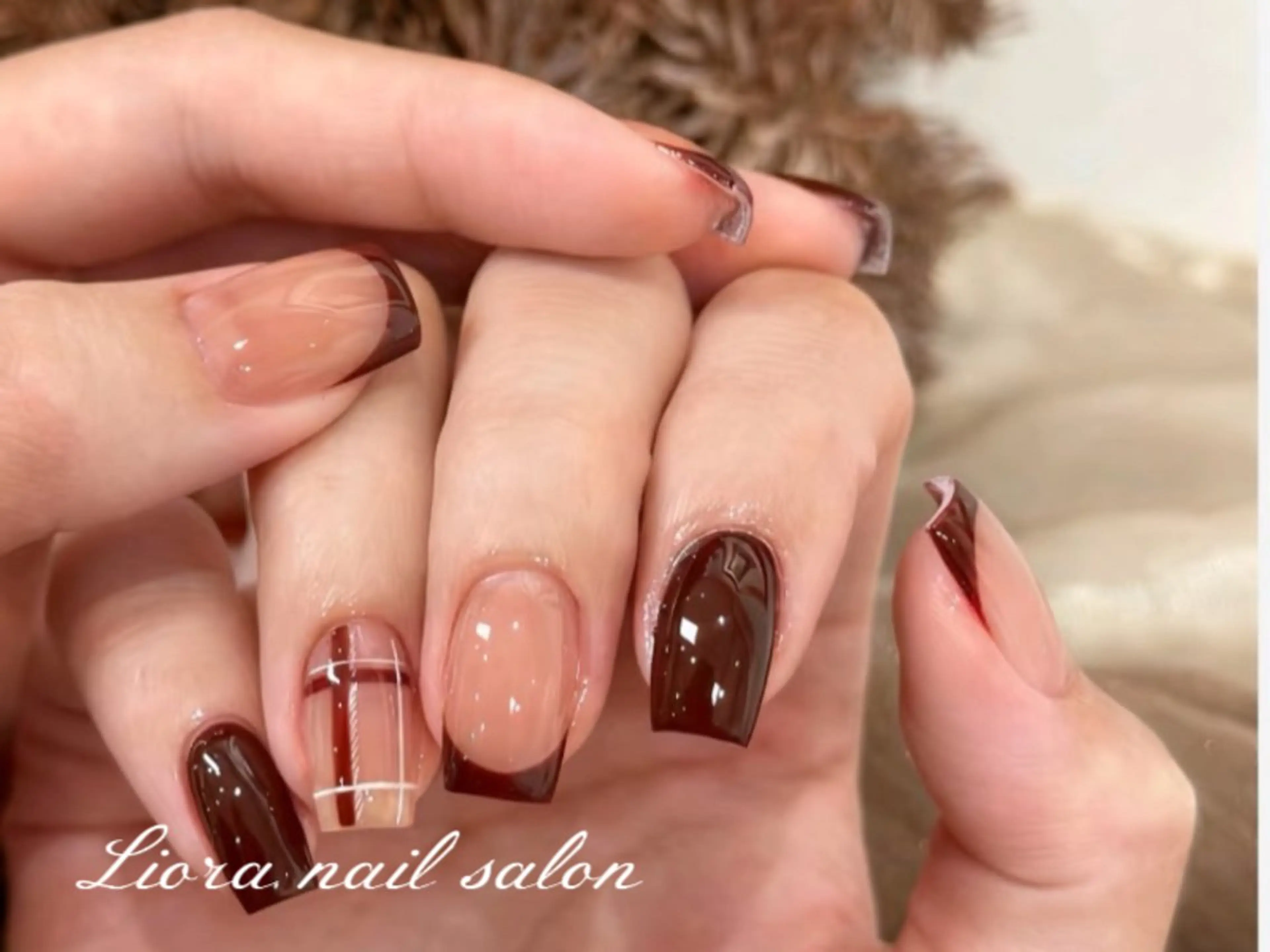 ネイル チークネイル フットネイル フレンチネイル ジェルネイル ガーリー ハンドネイル Liora ネイルサロン所属・Liora nail salonのネイルデザイン