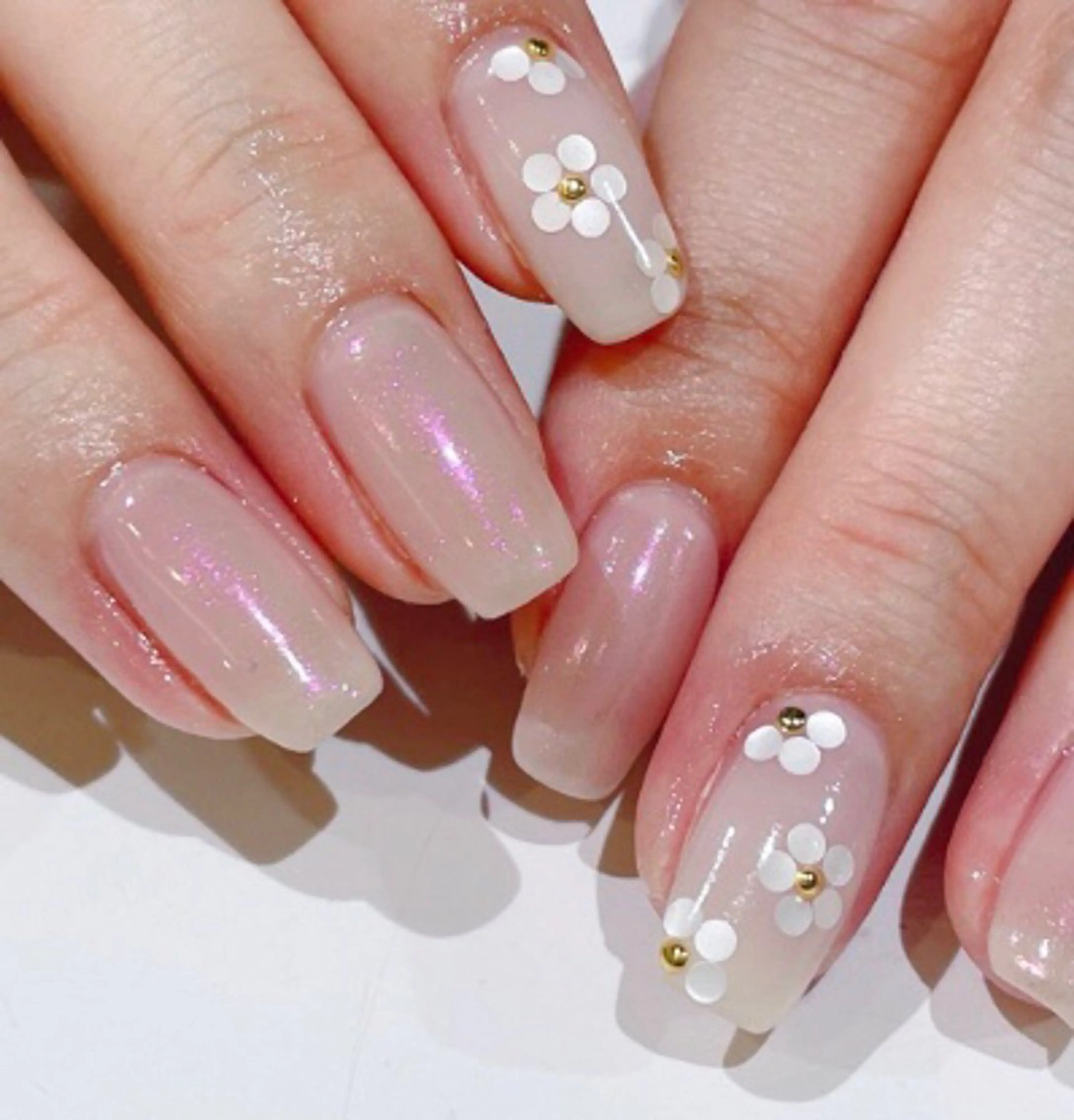 ネイル フレンチネイル ジェルネイル ガラスフレンチ グラデーション 韓国ネイル ハンドネイル ハンドケア 大門浜松町 ネイルのネイルデザイン