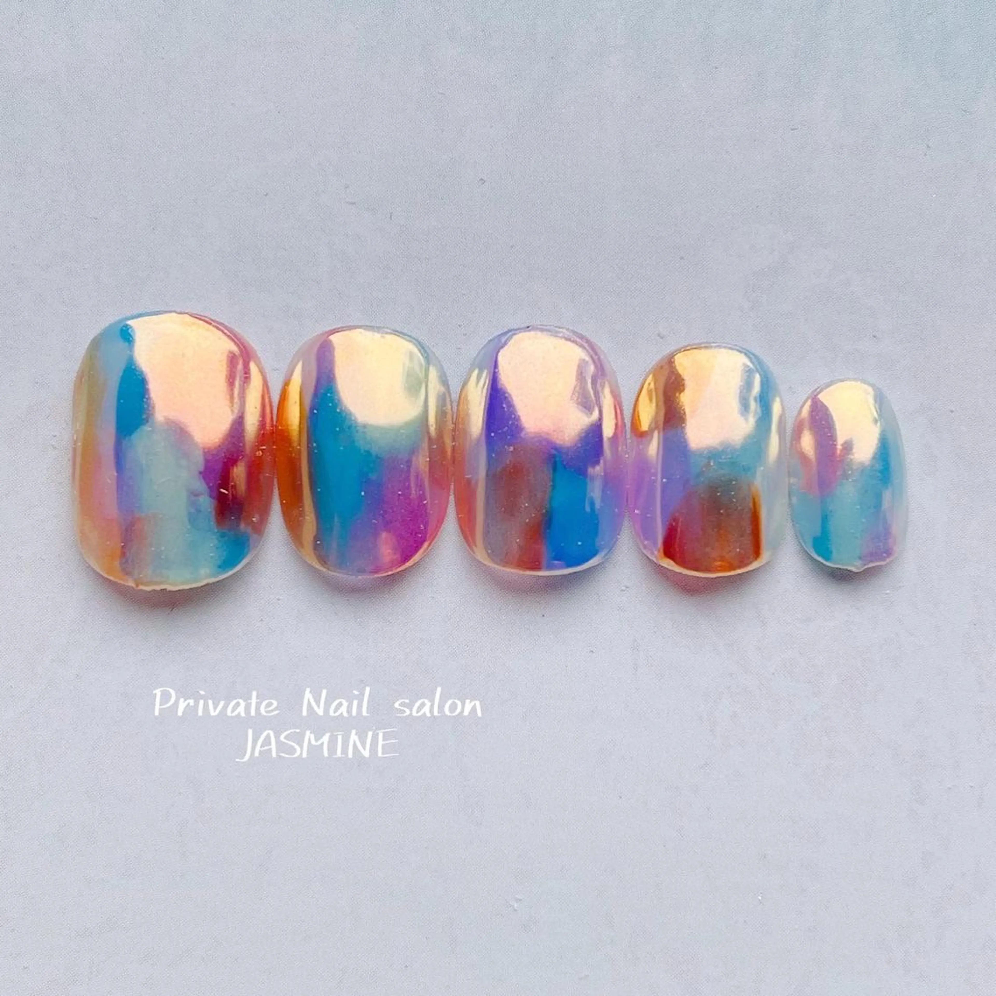 ネイル オーロラネイル Nail salon JASMINEのネイルデザイン