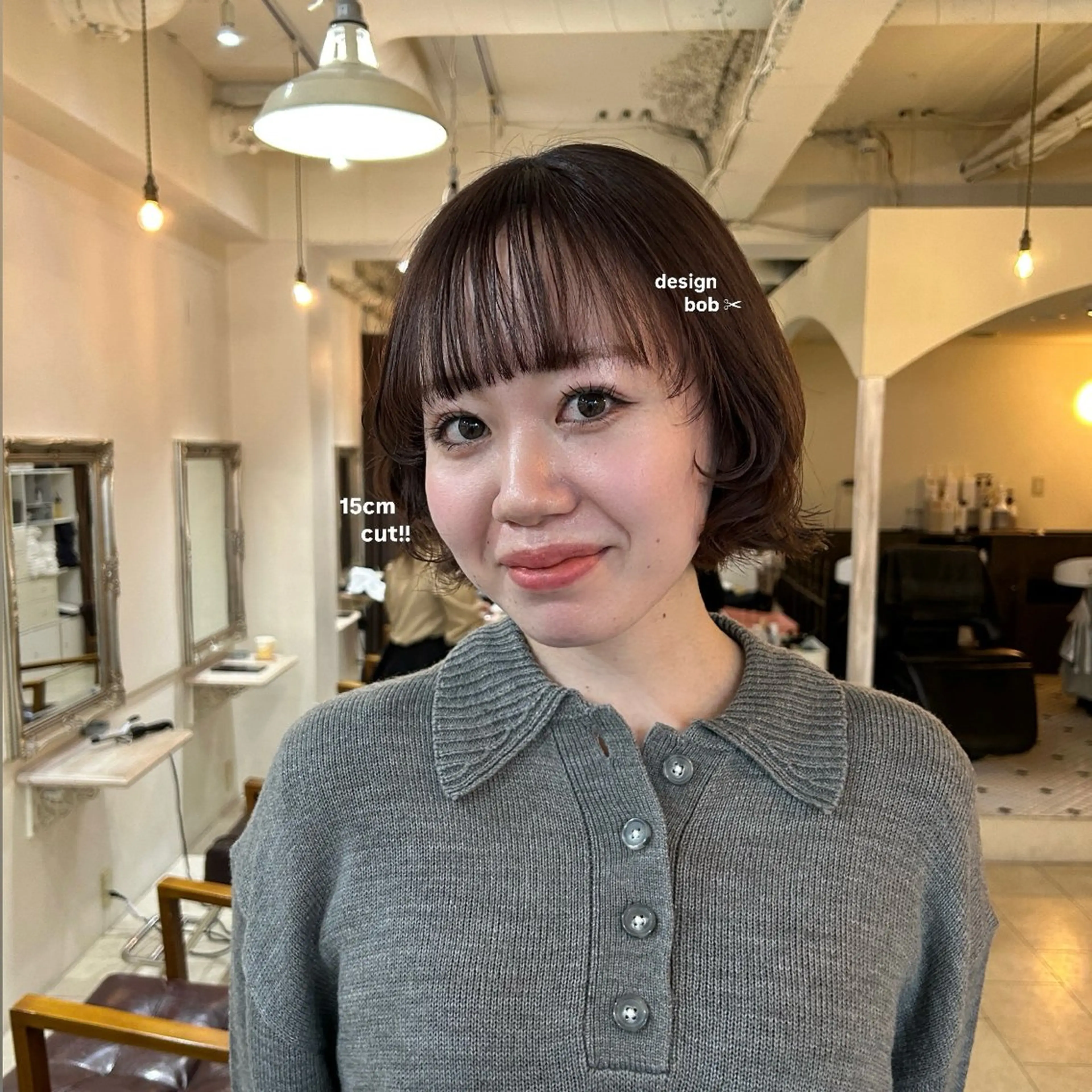 ショート カット Maho/ボブ/ レイヤー/ハイトーンのヘアスタイル