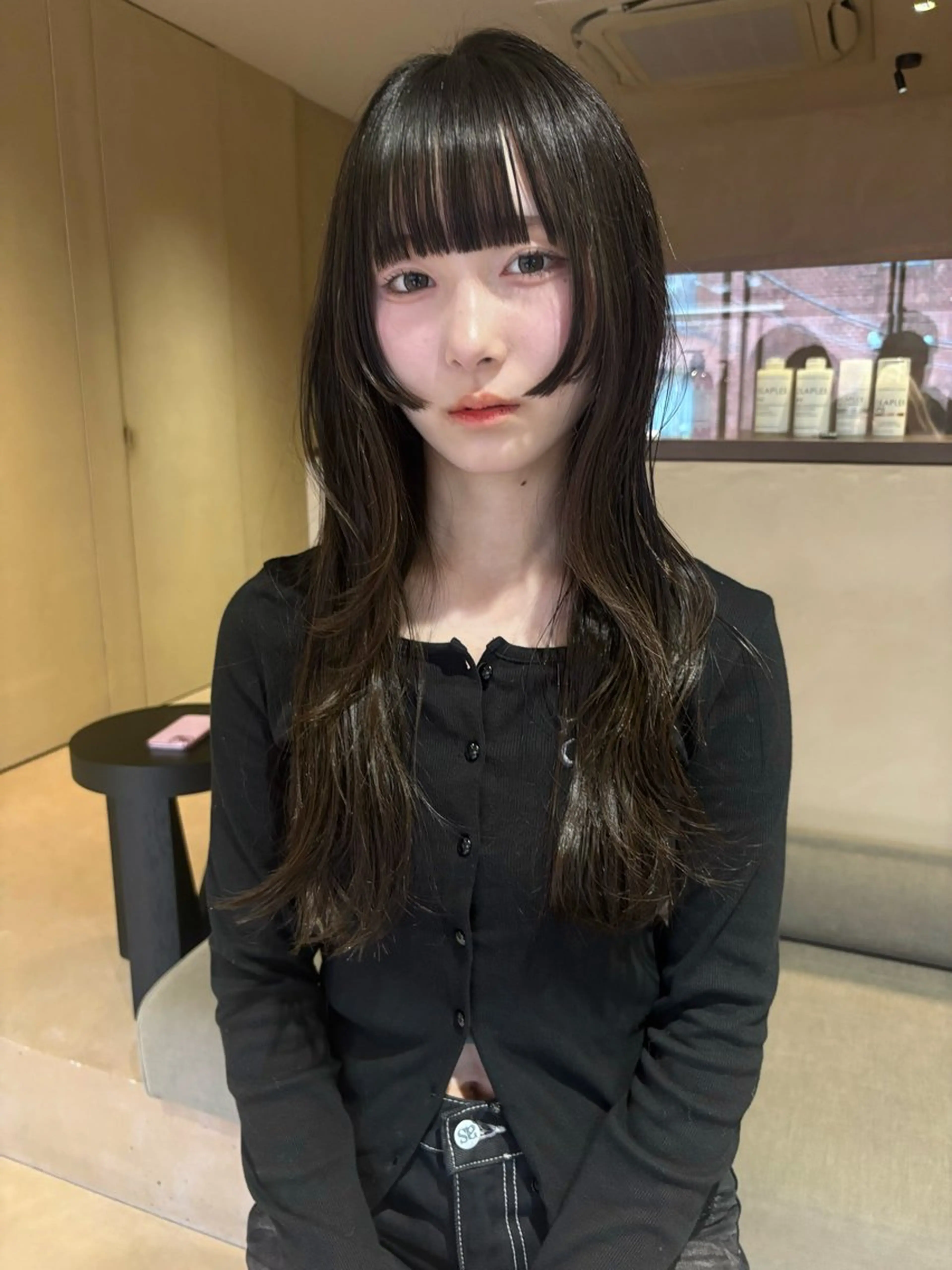 ロング ボブ/タイトアレンジ 個性派結婚式アレンジのヘアスタイル